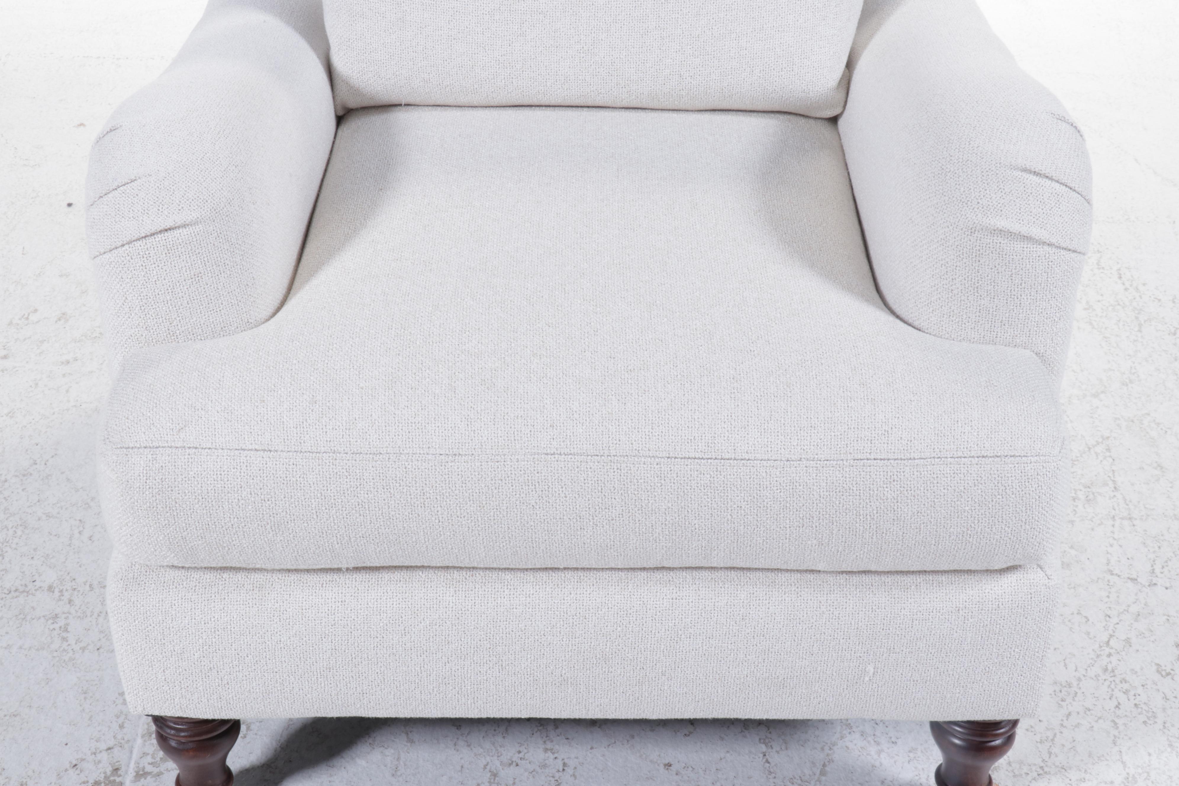 Pottery Barn Upholstered Lounge Chair