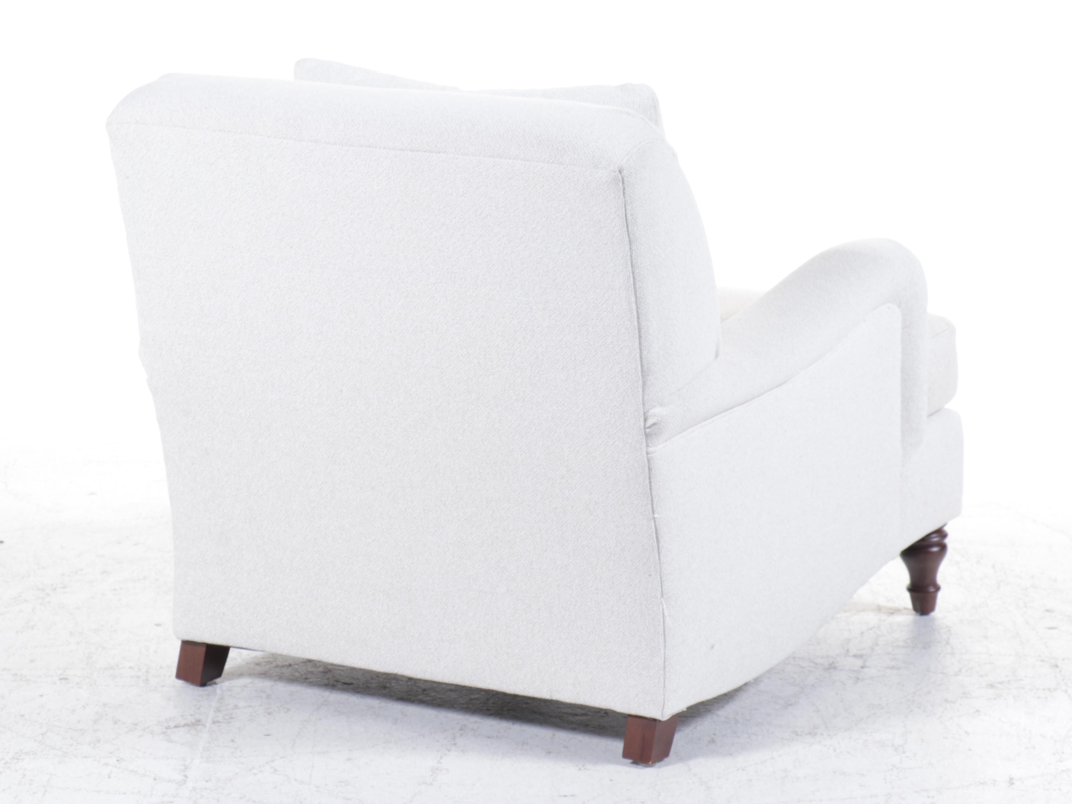 Pottery Barn Upholstered Lounge Chair