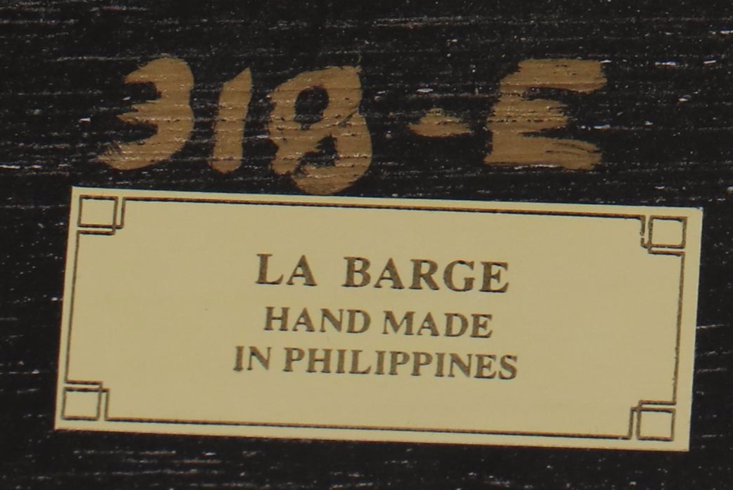 La Barge Painted Wood Drop-Leaf Side Table