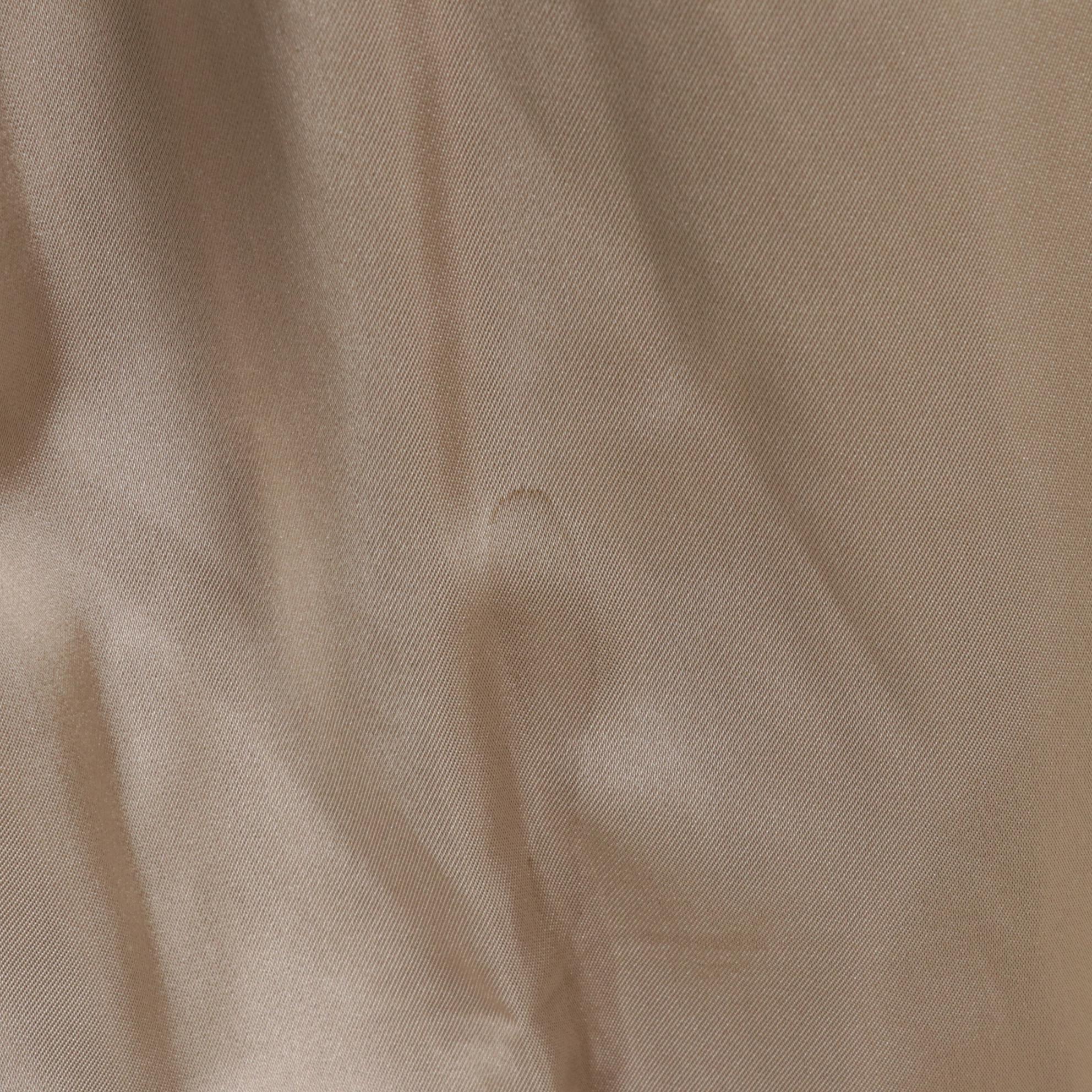 Phantom Sheared Beaver Fur Coat with Mink Fur Trim