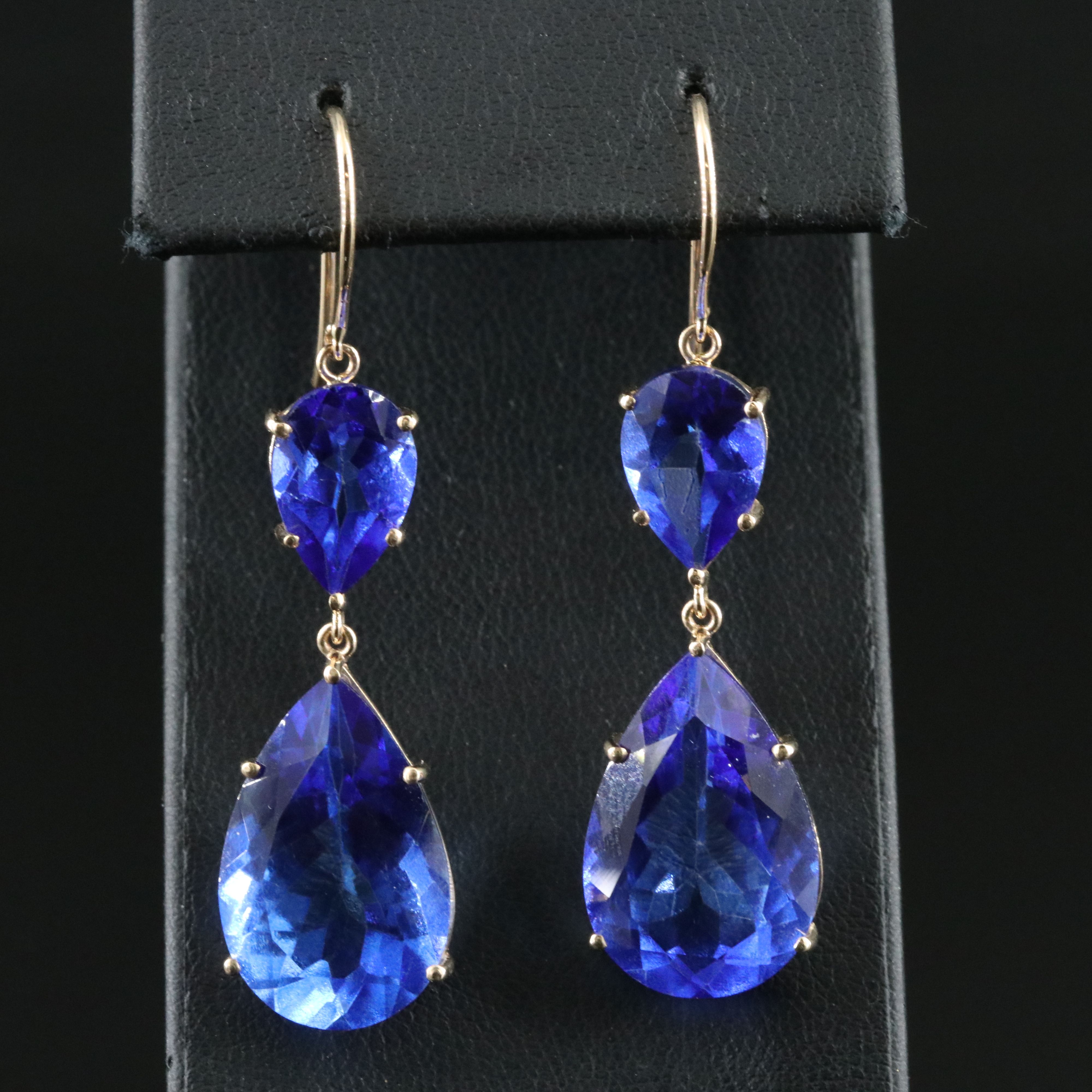 14K Topaz Earrings