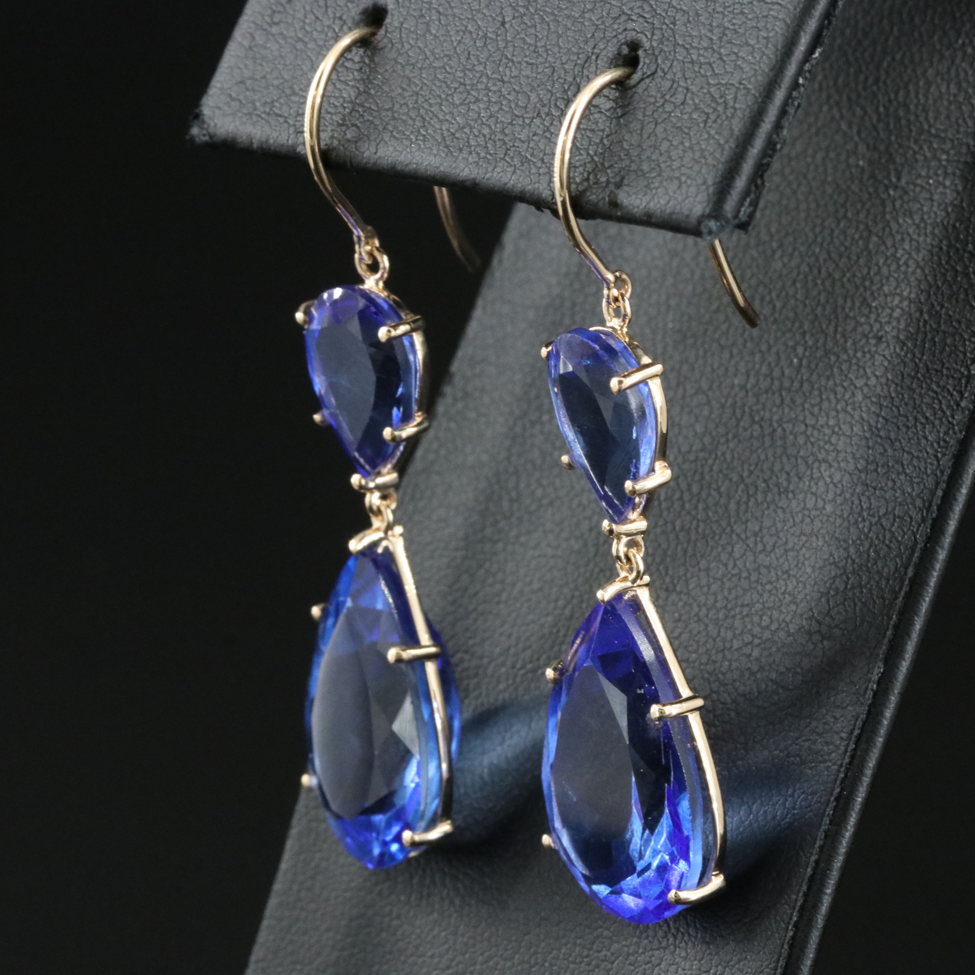 14K Topaz Earrings