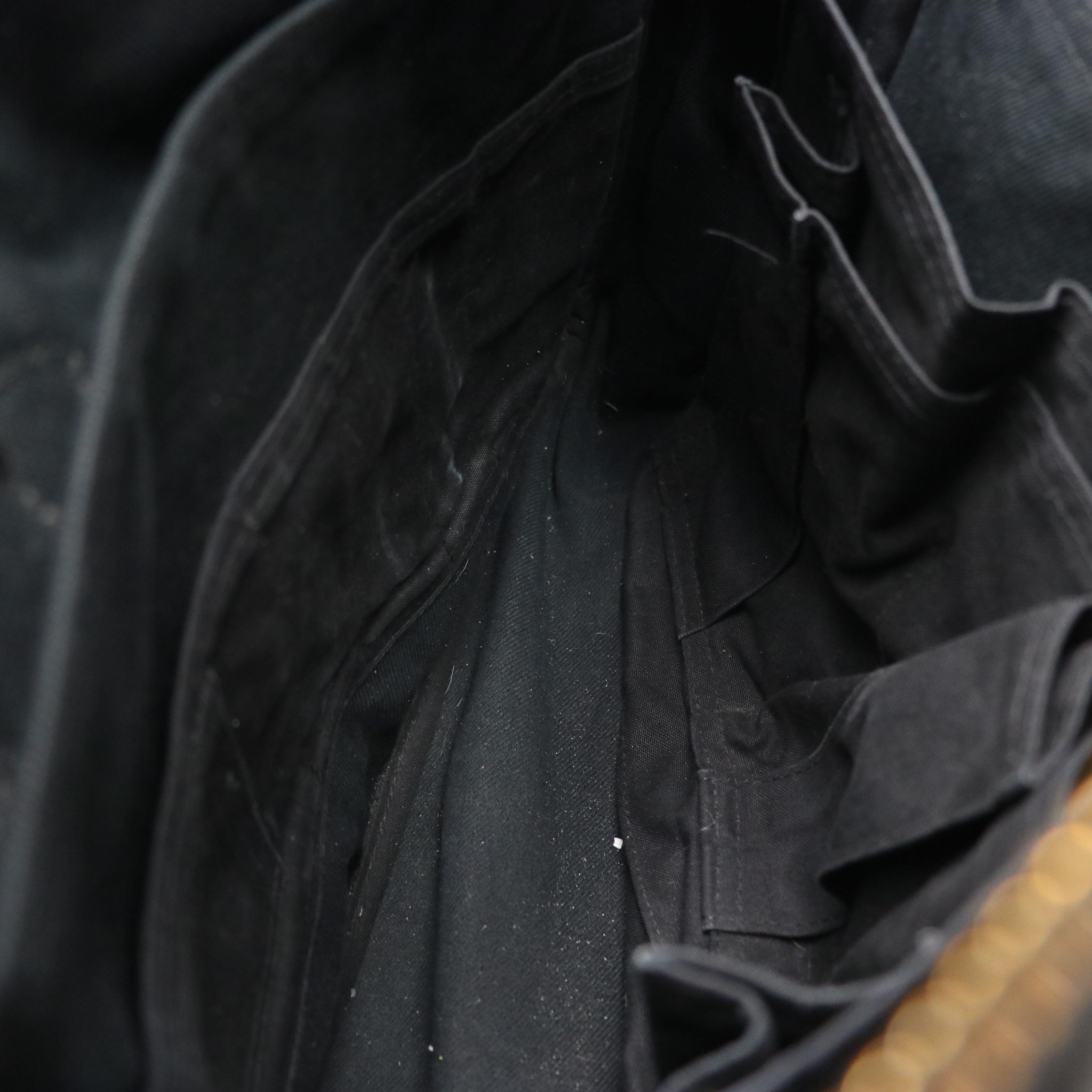 Filson Original Two-Way Briefcase in Black Canvas and Leather Trim