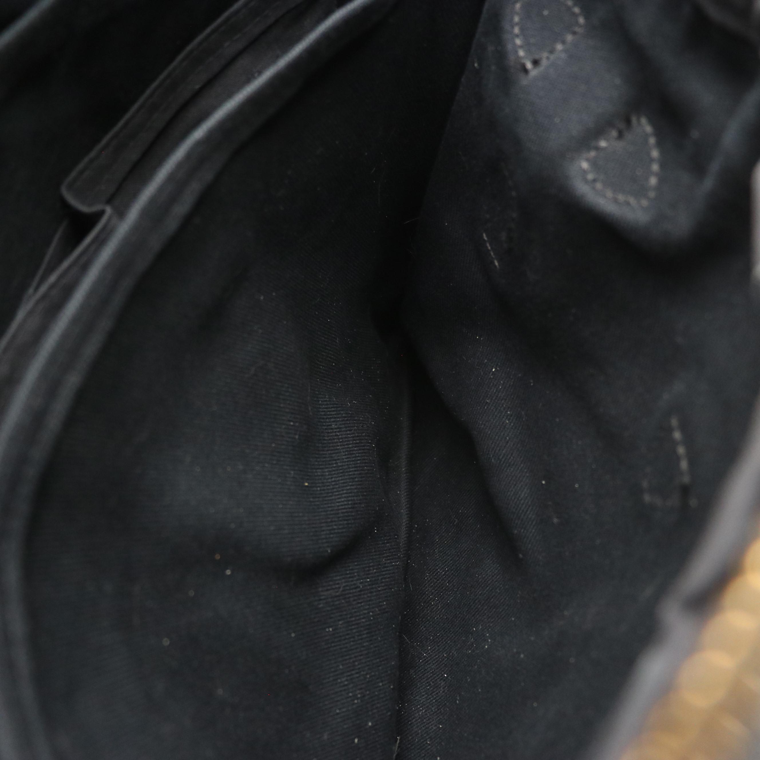 Filson Original Two-Way Briefcase in Black Canvas and Leather Trim