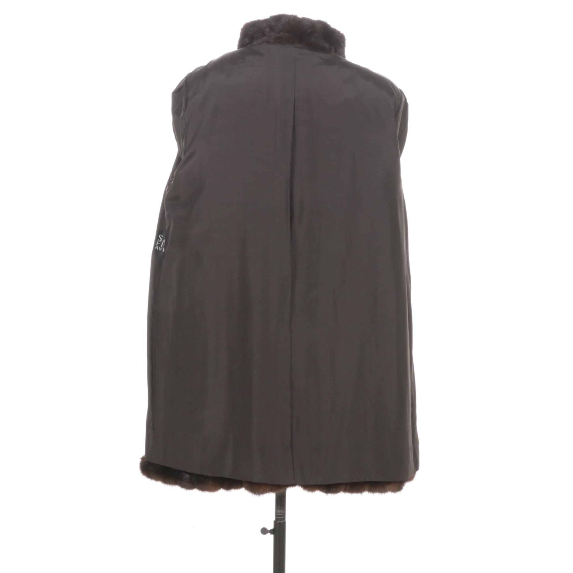 Saks Fifth Avenue Mink Fur Jacket