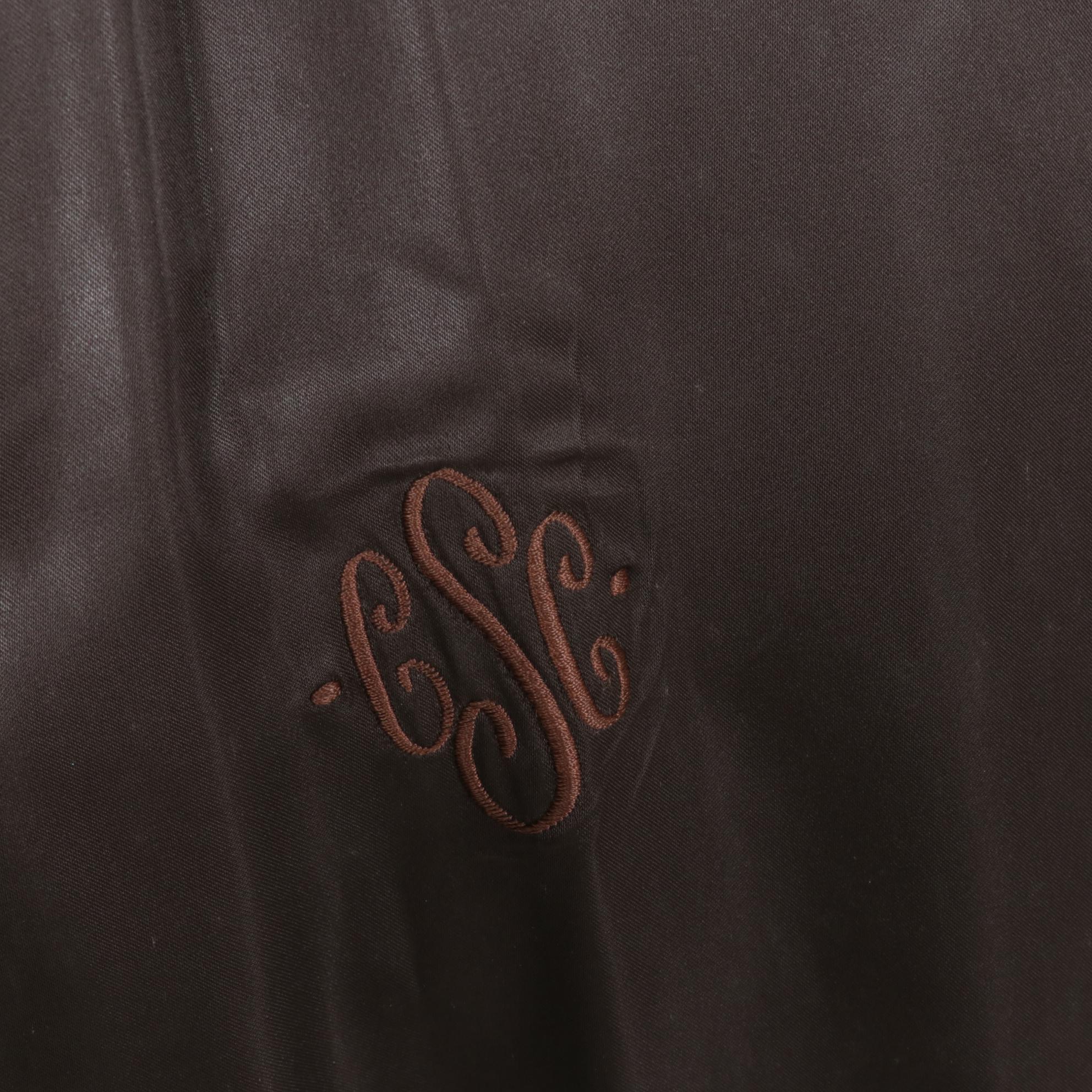 Mahogany Mink Fur Long Coat by Greenwich Furs