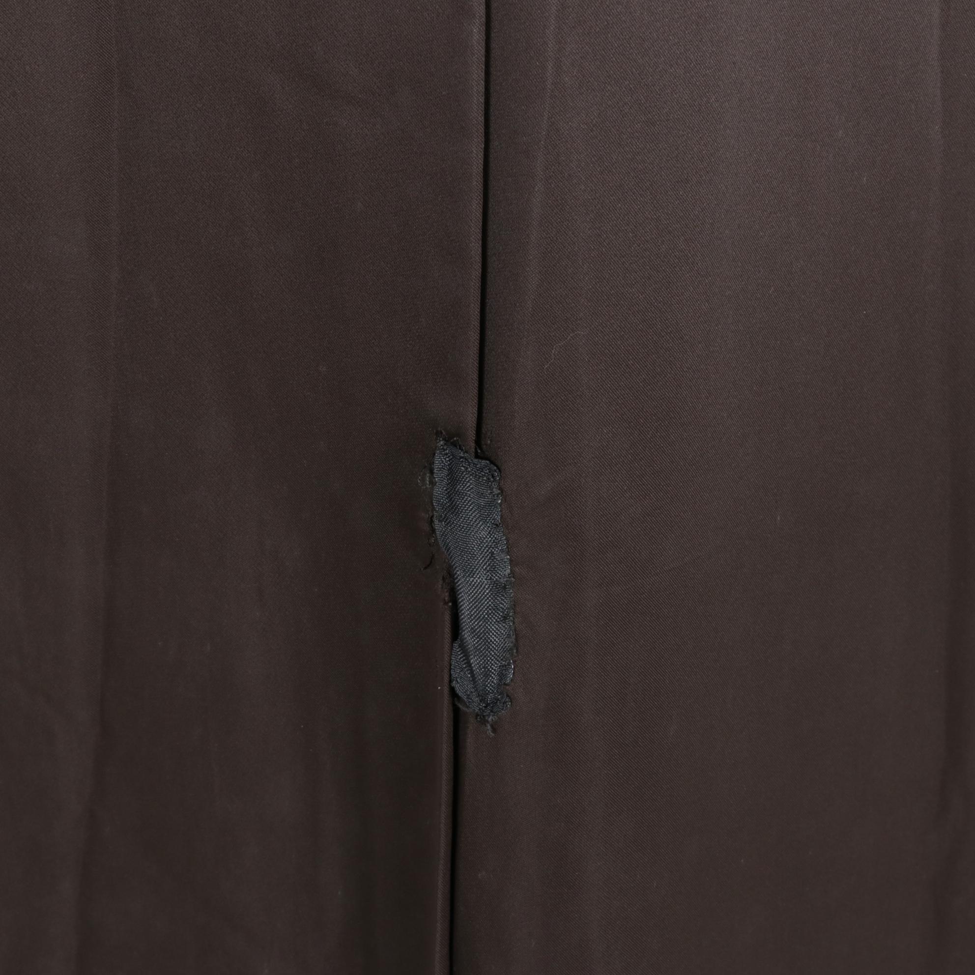 Mahogany Mink Fur Long Coat by Greenwich Furs