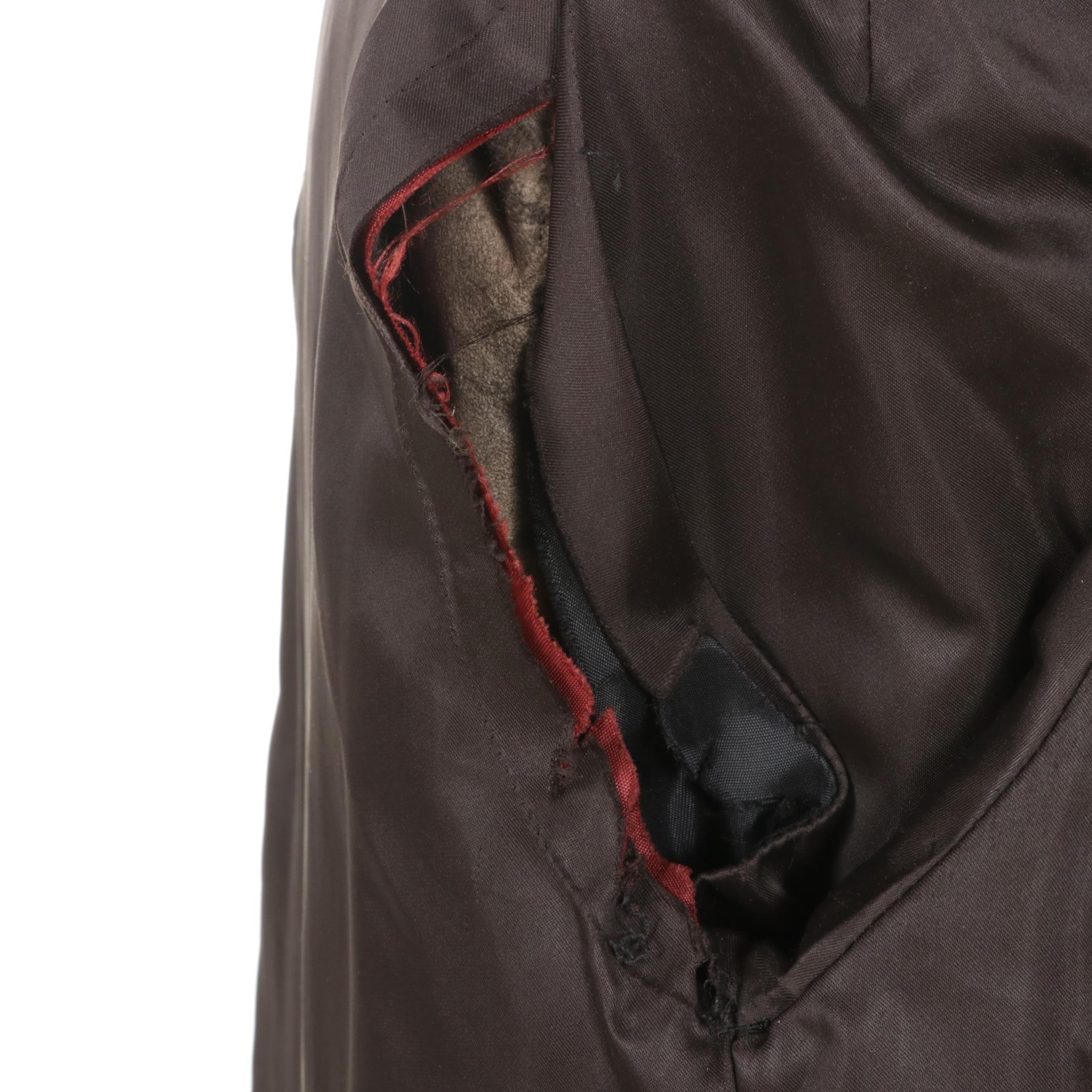 Mahogany Mink Fur Long Coat by Greenwich Furs