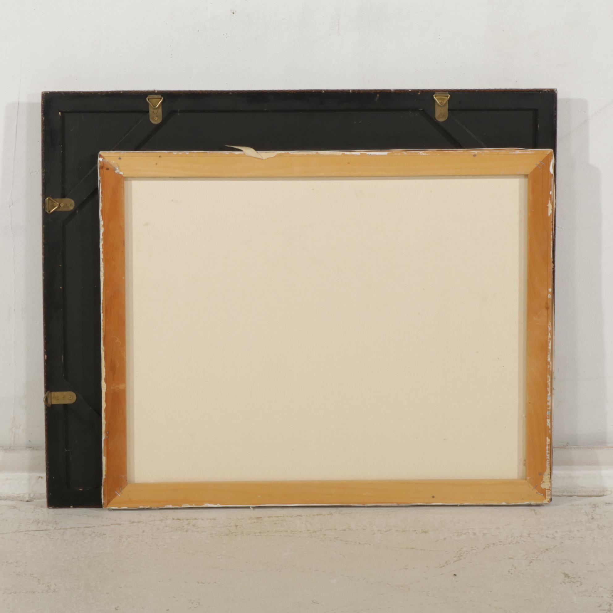 Impasto Oil Painting of Dogs