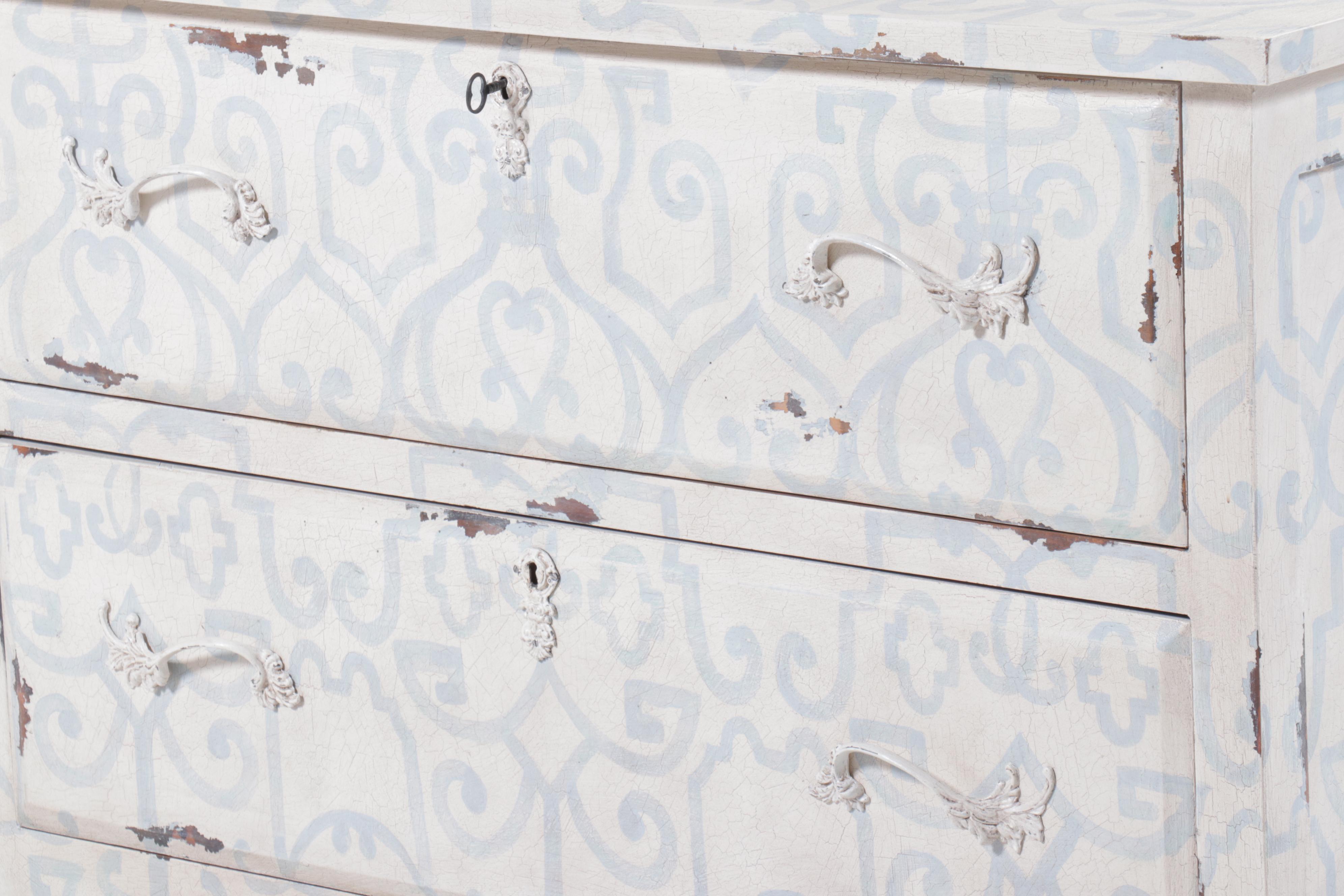 Guild Master Painted Wood Two-Drawer Chest