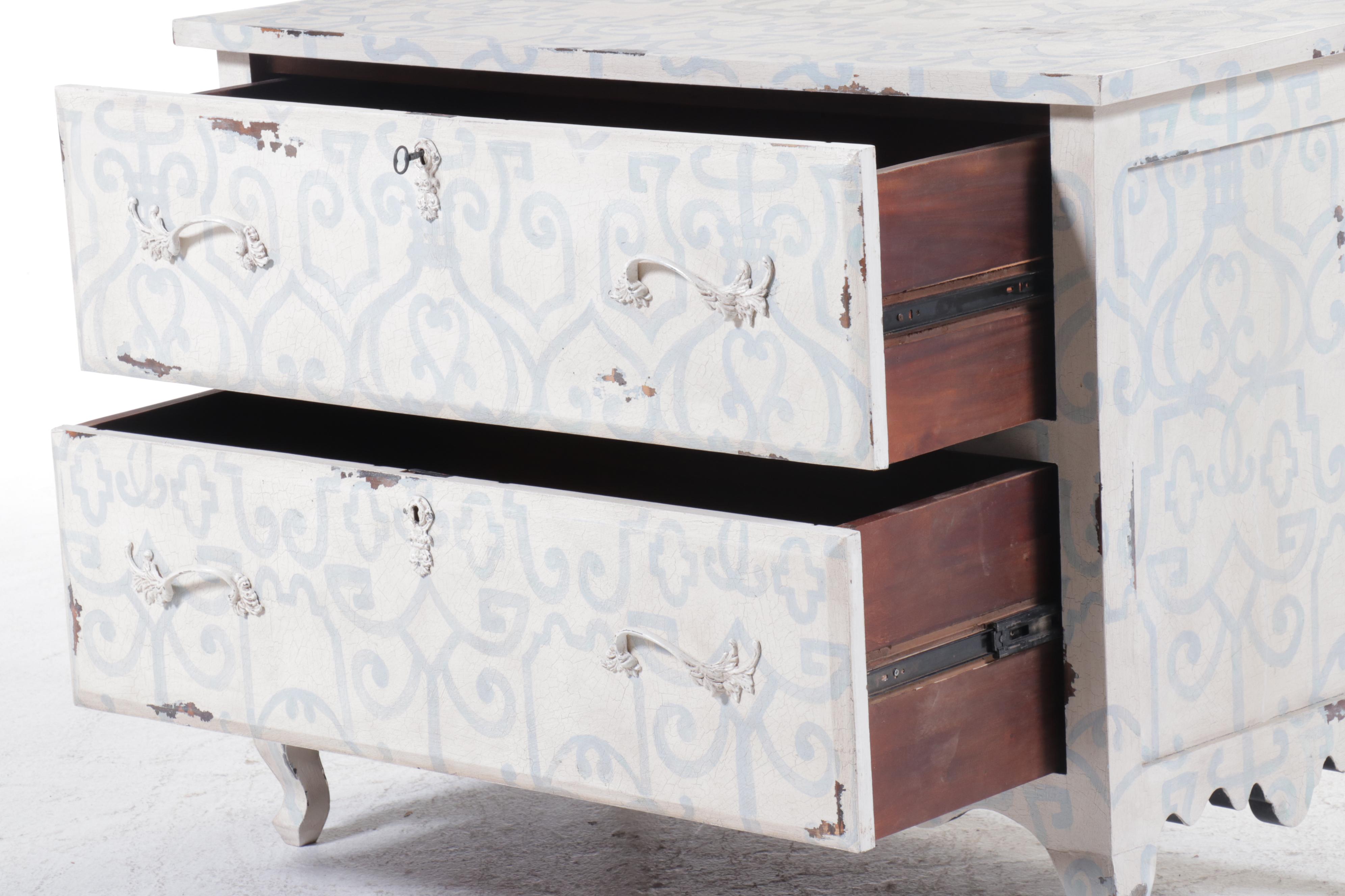 Guild Master Painted Wood Two-Drawer Chest