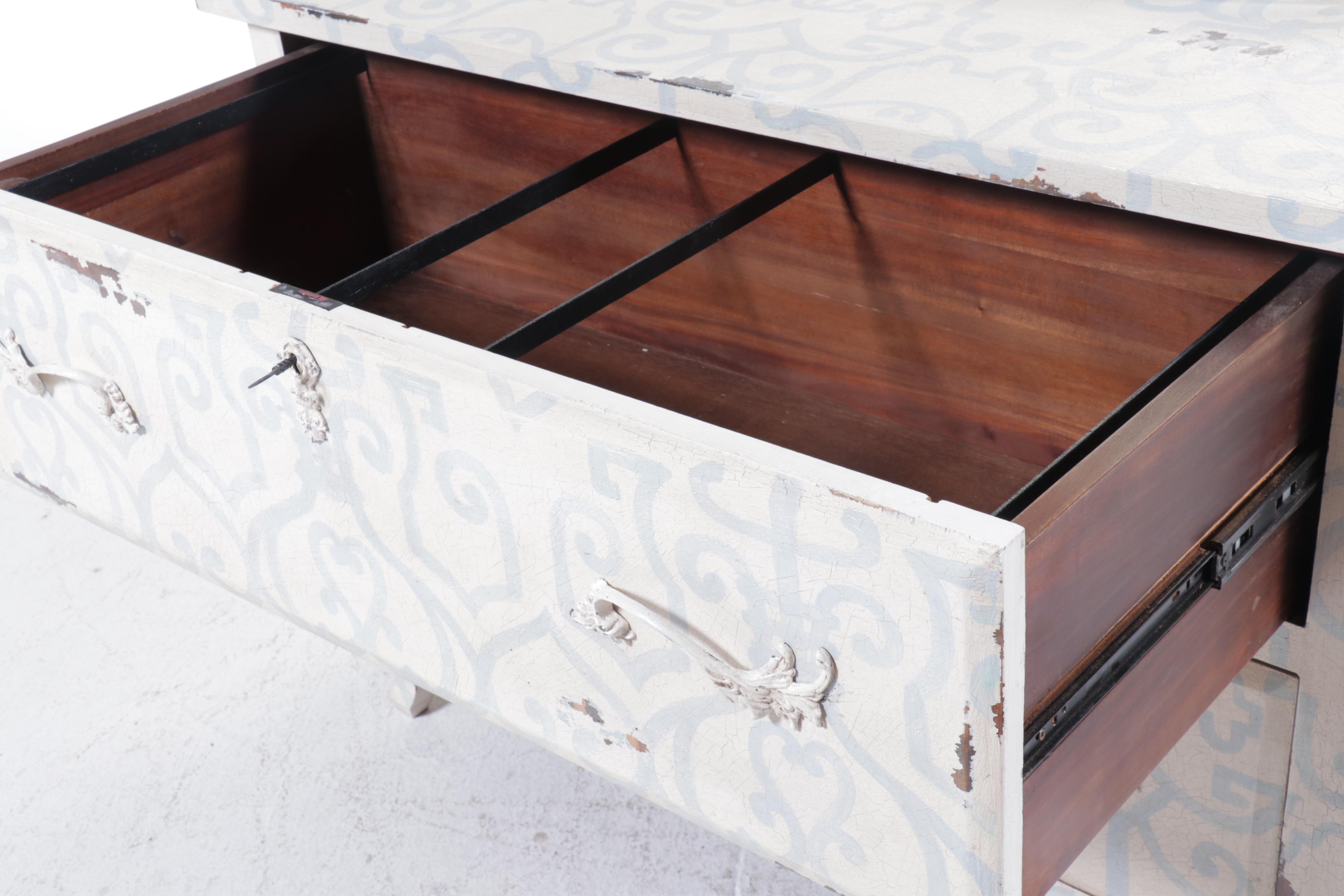 Guild Master Painted Wood Two-Drawer Chest