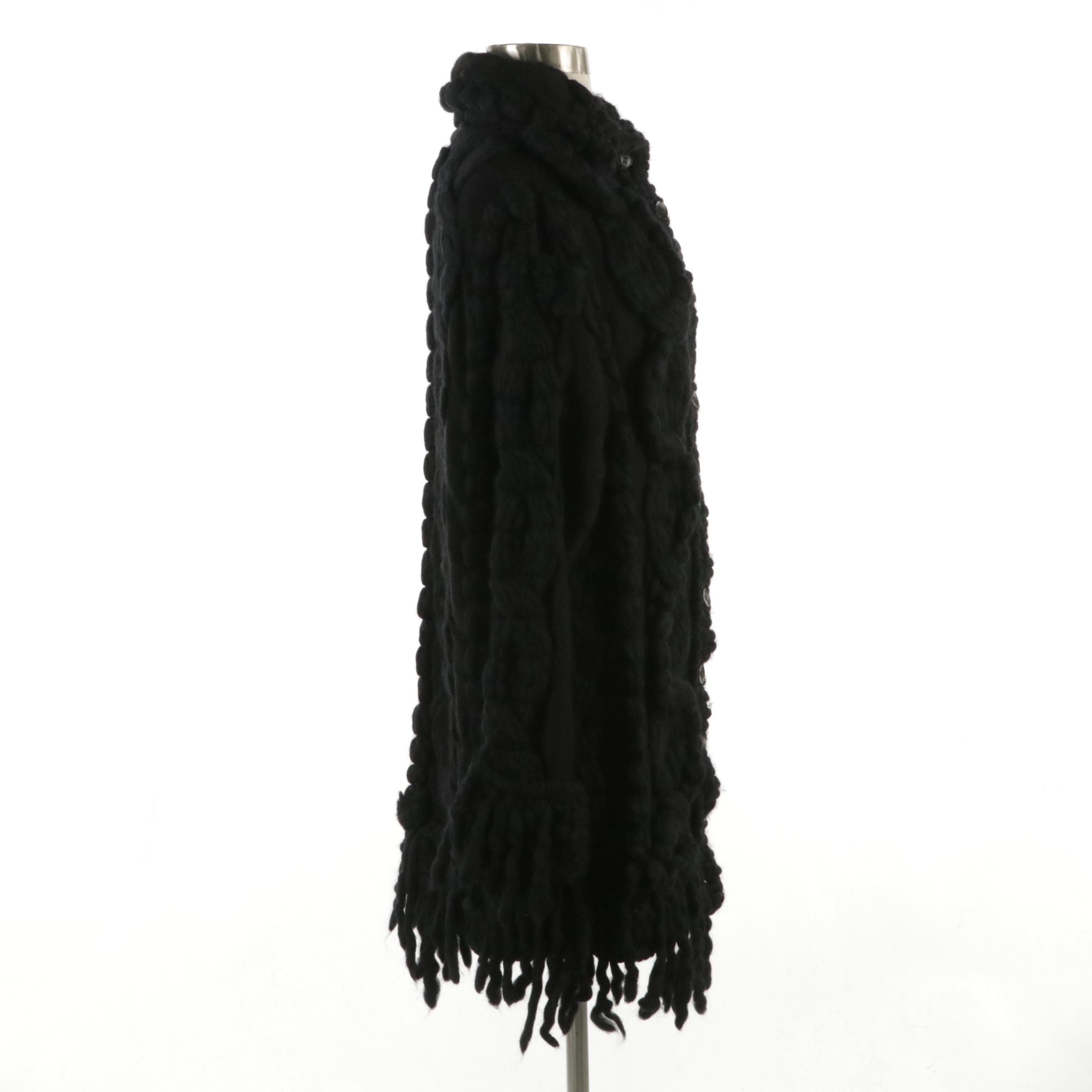 Adam Jones Paris Chunky Knit Long Cardigan with Tag