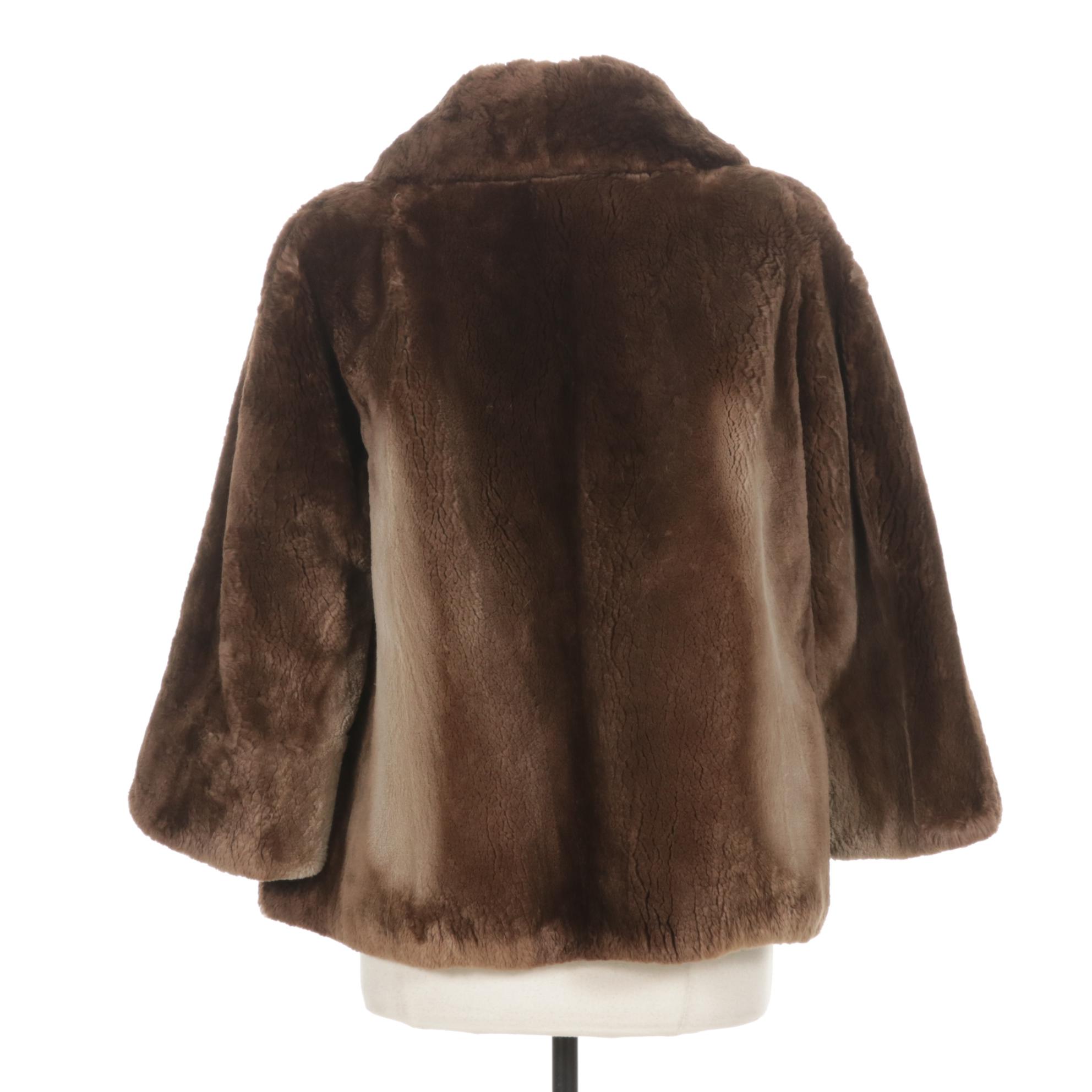 Sheared Beaver Fur Jacket, Mid-Late 20th C.