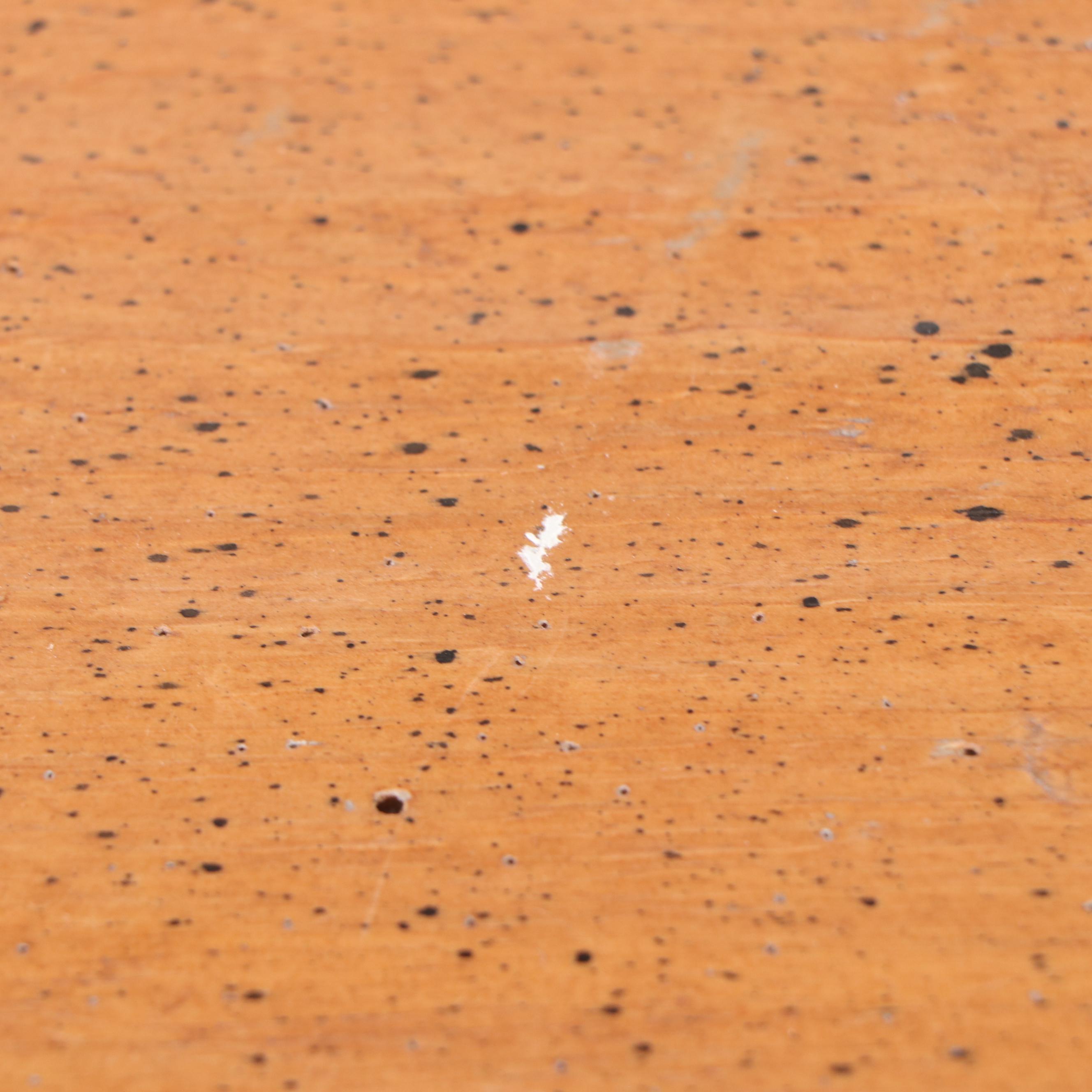 David Marsh Paint-Decorated Pine Single-Drawer Desk