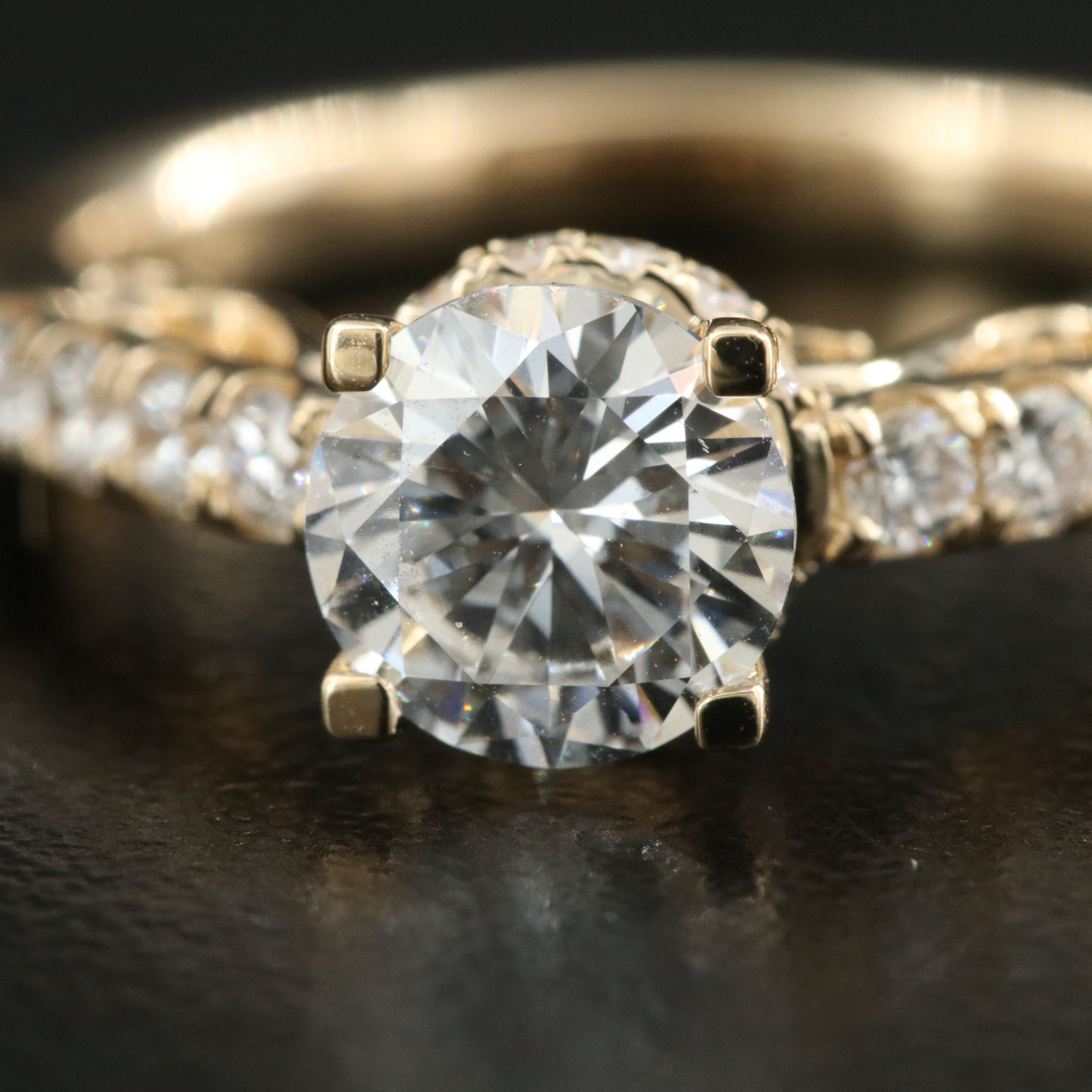 14K 1.48 CTW Lab Grown Diamond Ring