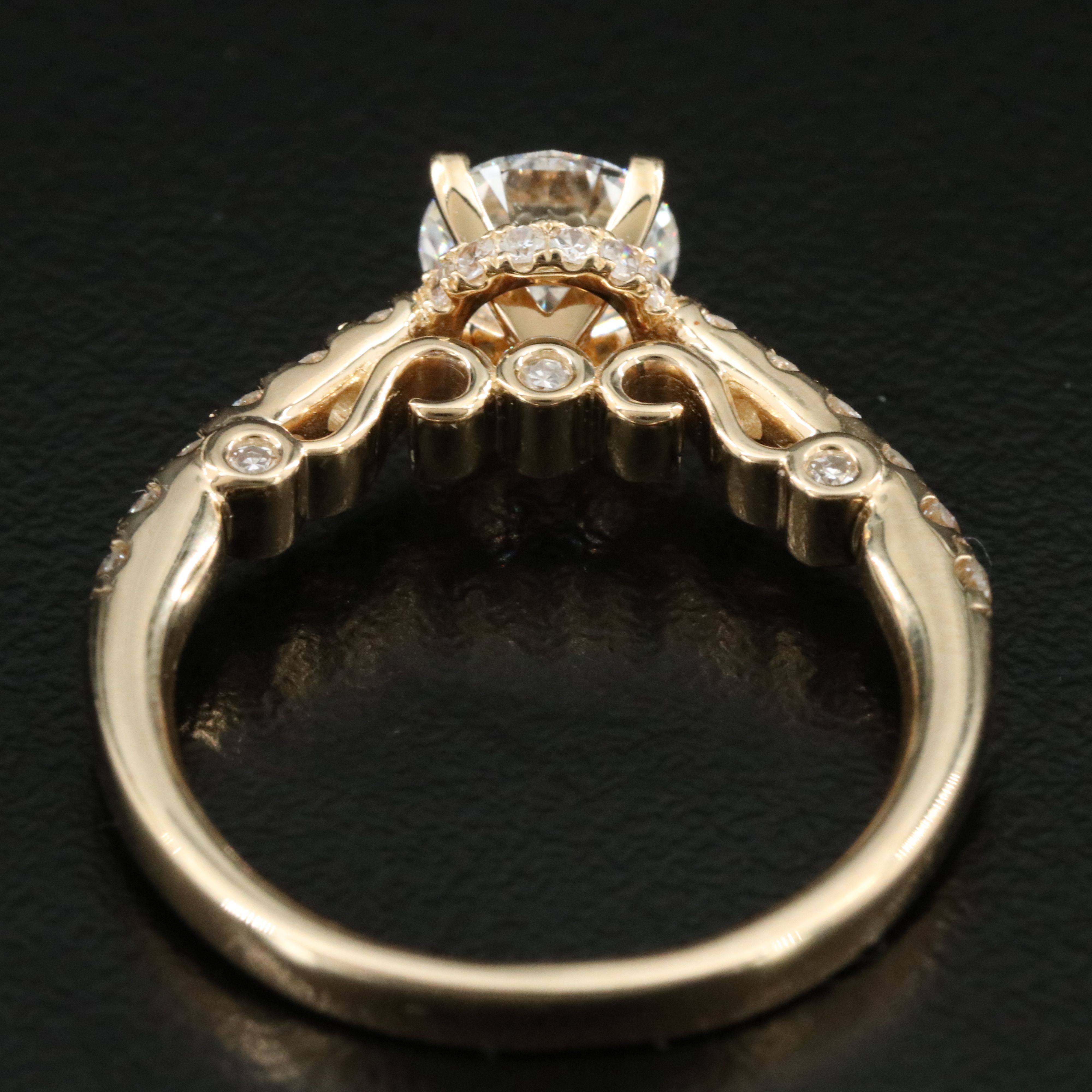 14K 1.48 CTW Lab Grown Diamond Ring