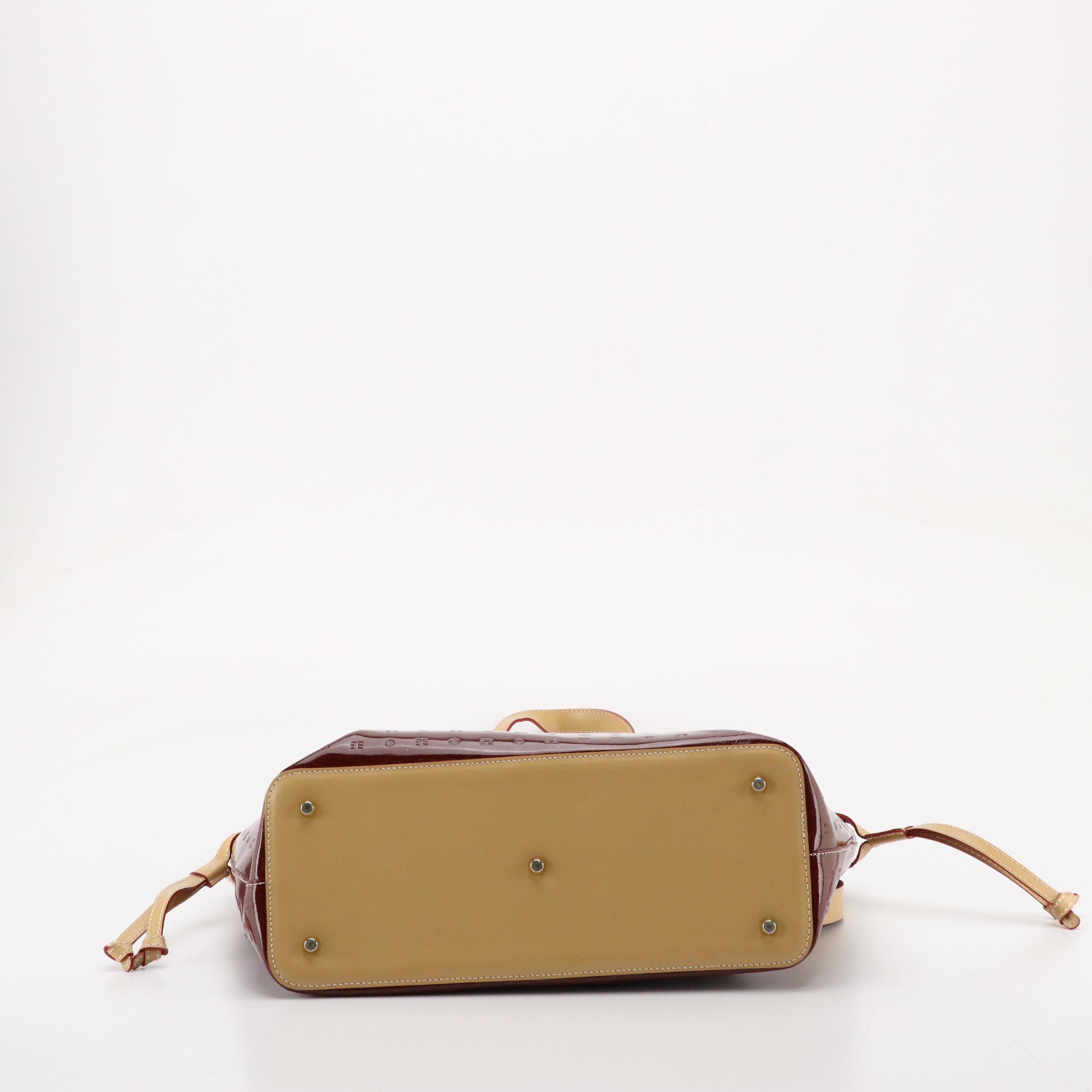 Arcadia Large Tote and Shoulder Bag in Embossed Patent Leather