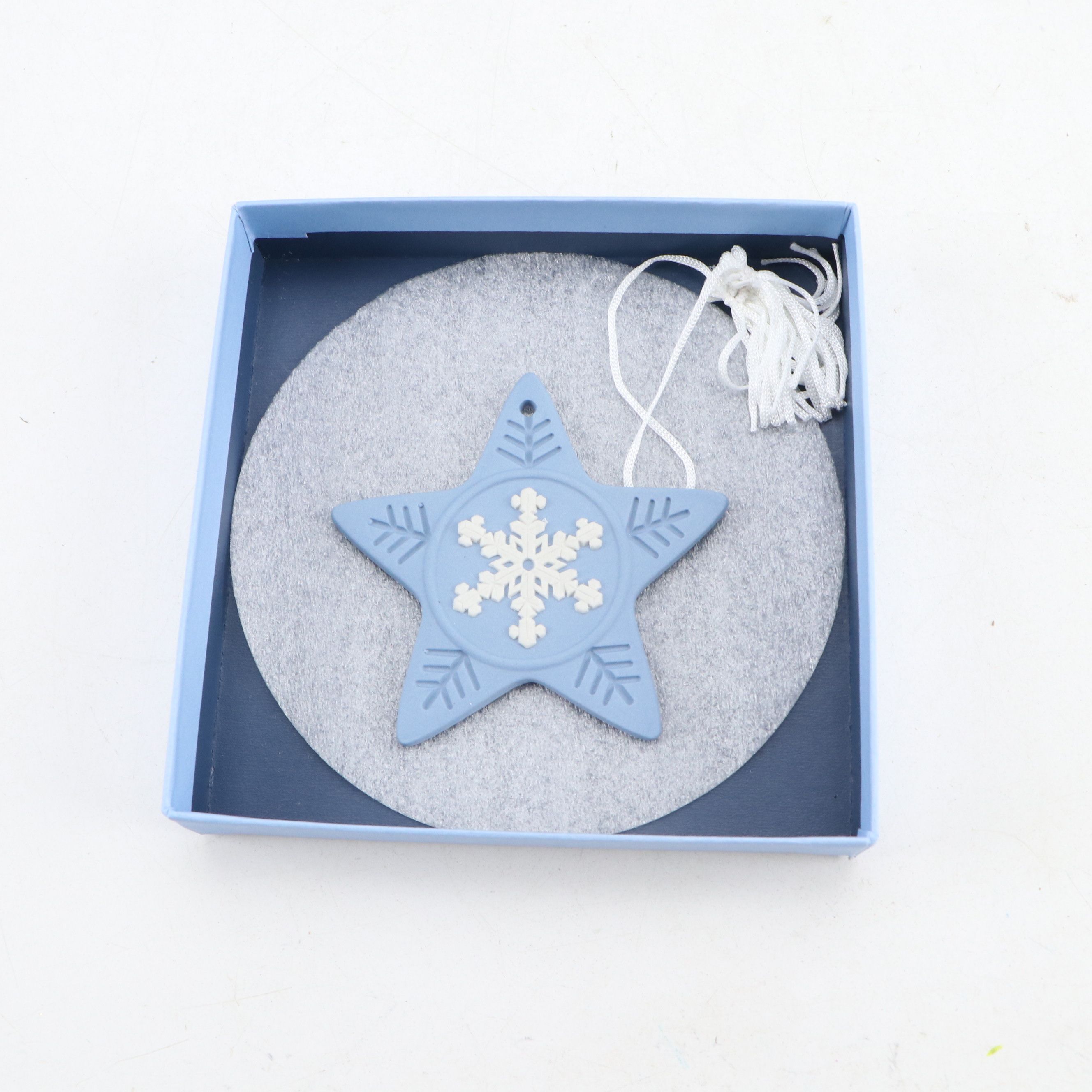 Wedgwood Jasperware Blue Annual Collector Ornaments, Early 21st Century