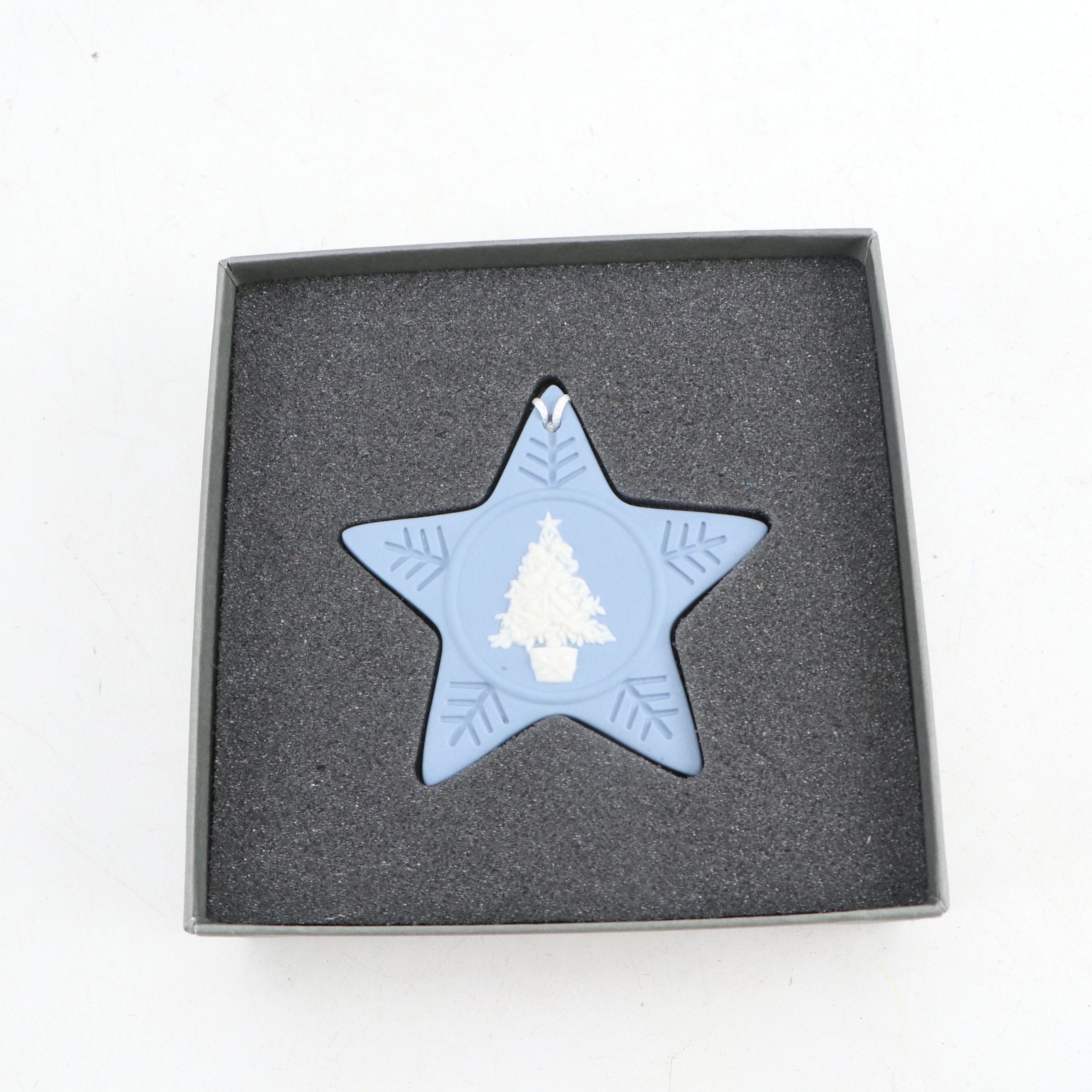 Wedgwood Jasperware Blue Annual Collector Ornaments, Early 21st Century