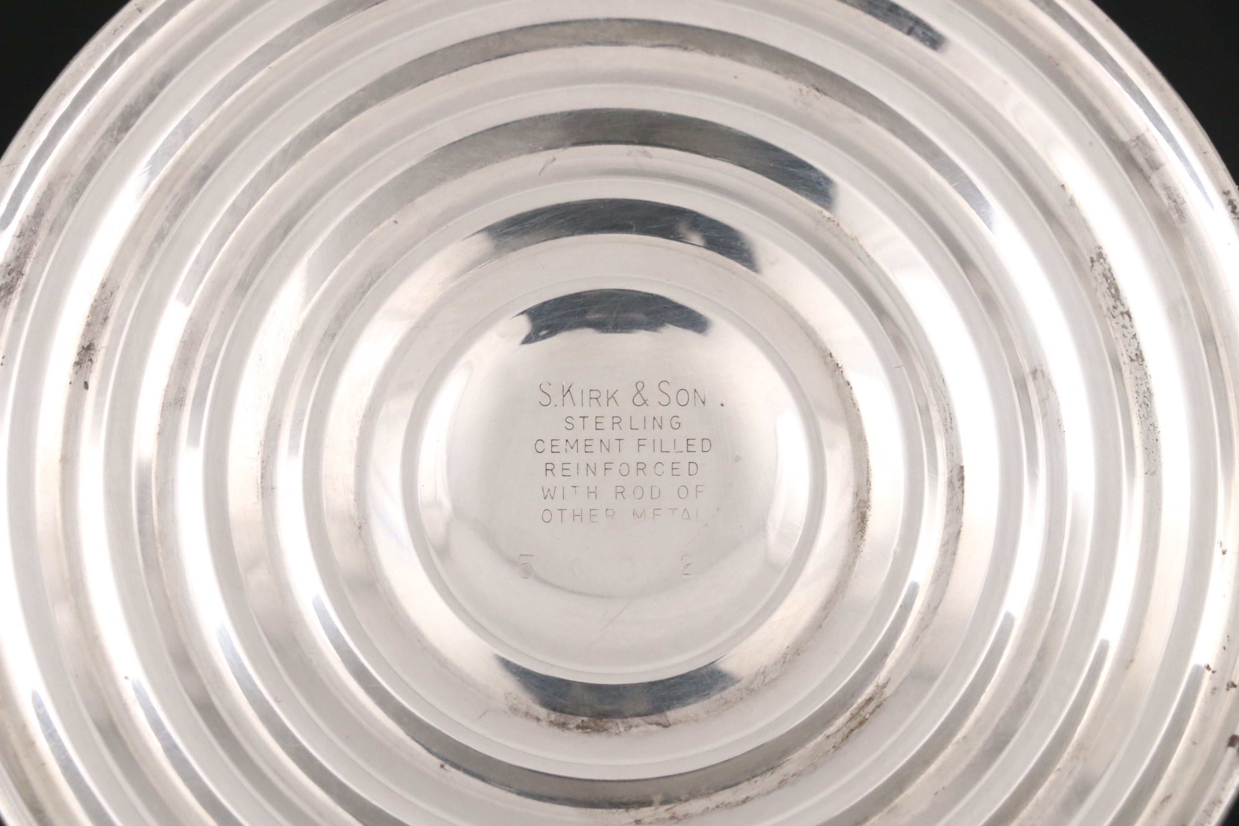 Sterling Silver Candlesticks, Shakers and Coaster, Pair of Silver Plate Coasters