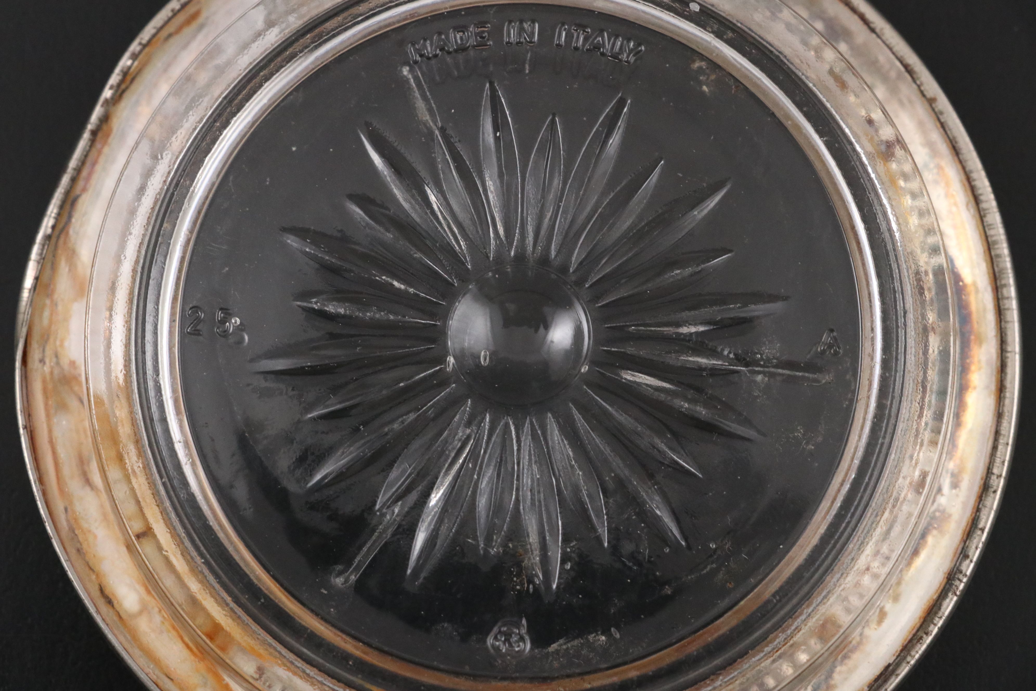 Sterling Silver Candlesticks, Shakers and Coaster, Pair of Silver Plate Coasters