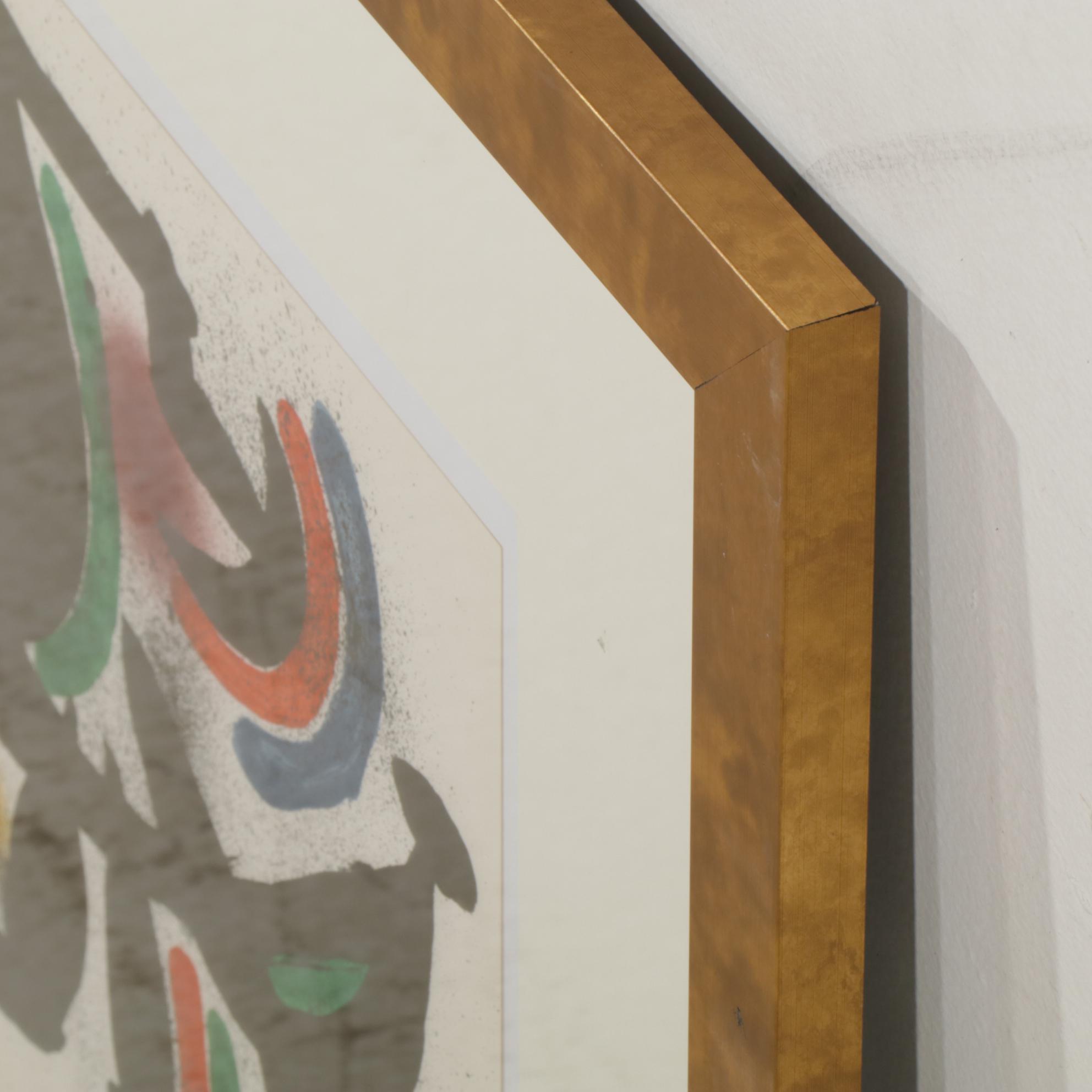 Joan Miró Double-Page Color Lithograph From "Lithographs II," 1975