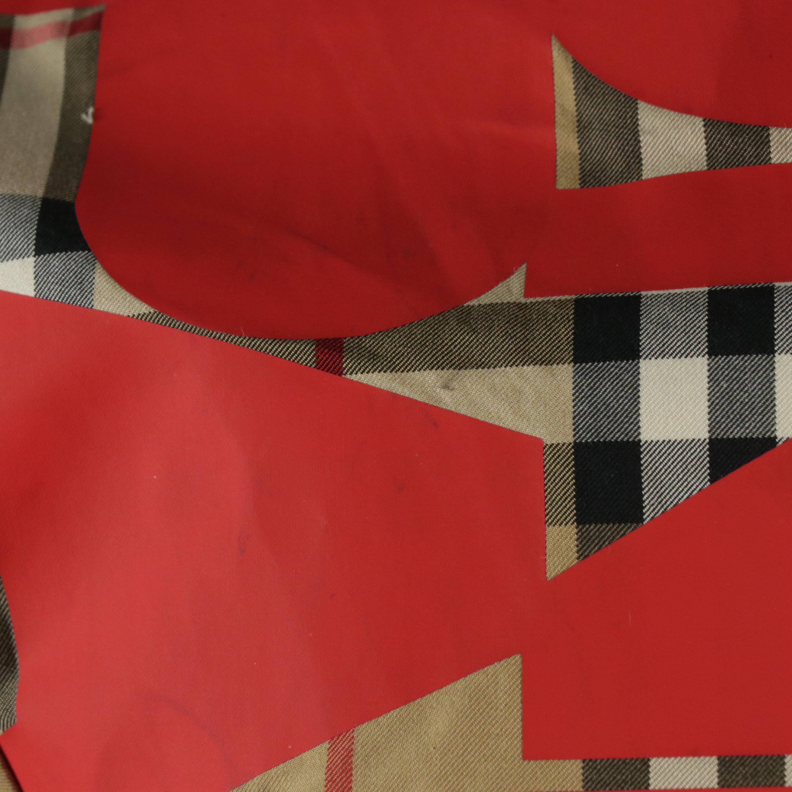 Men's Burberry Hadleigh Check Half-Zip Polo Shirt in "Archive Beige" Cotton