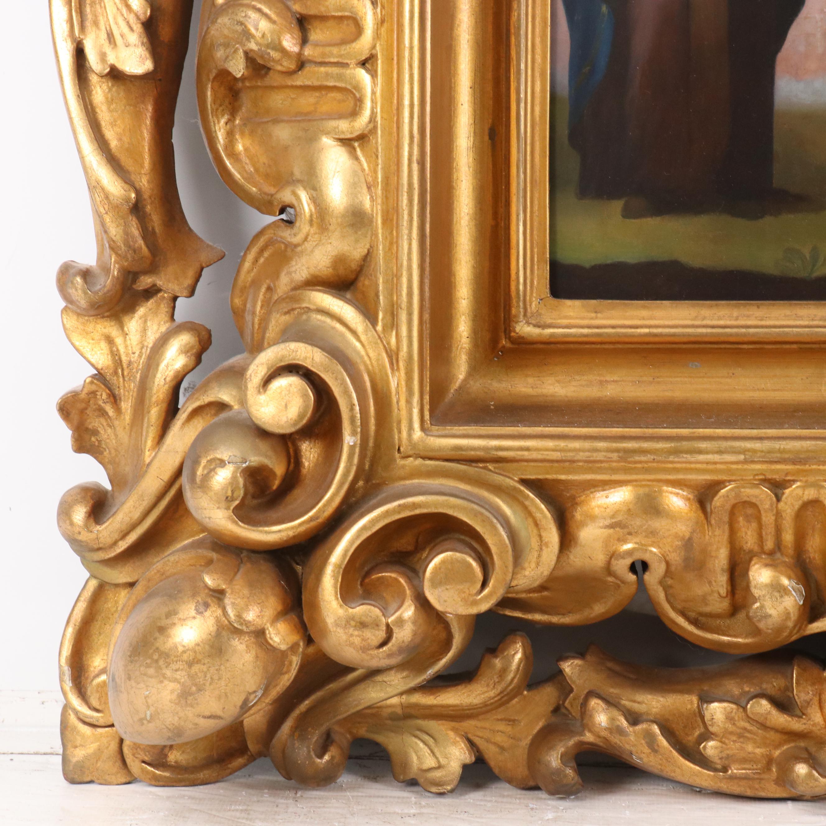 Russian Icon Painting Featuring Saint Alexander Nevsky, Mid-19th Century