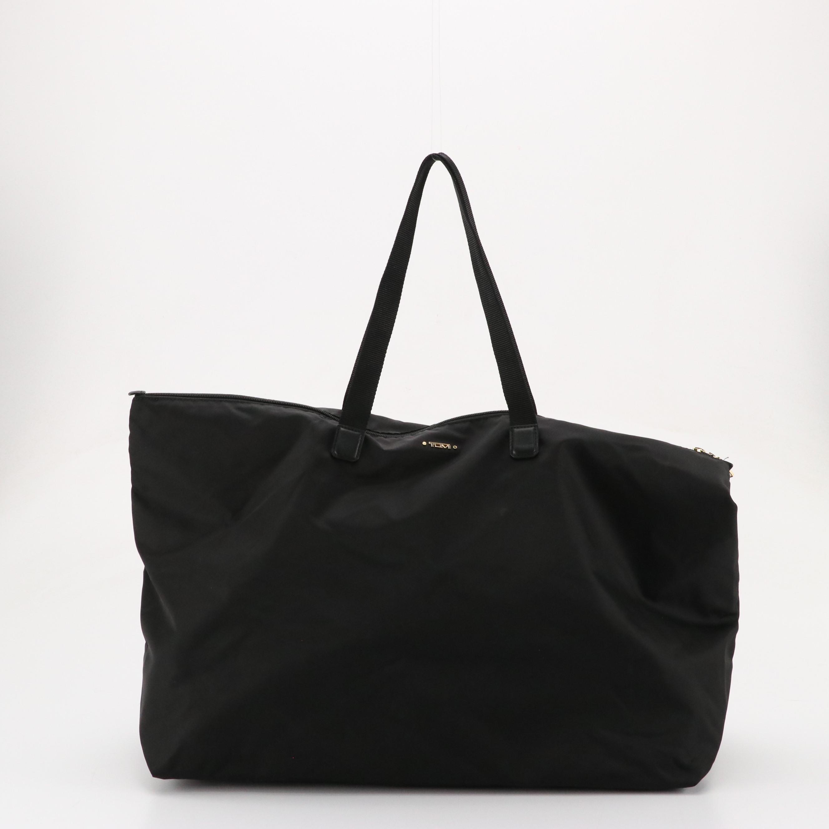 Coach Penelope Hobo Shoulder Bag in White Leather and Tumi Travel Bag