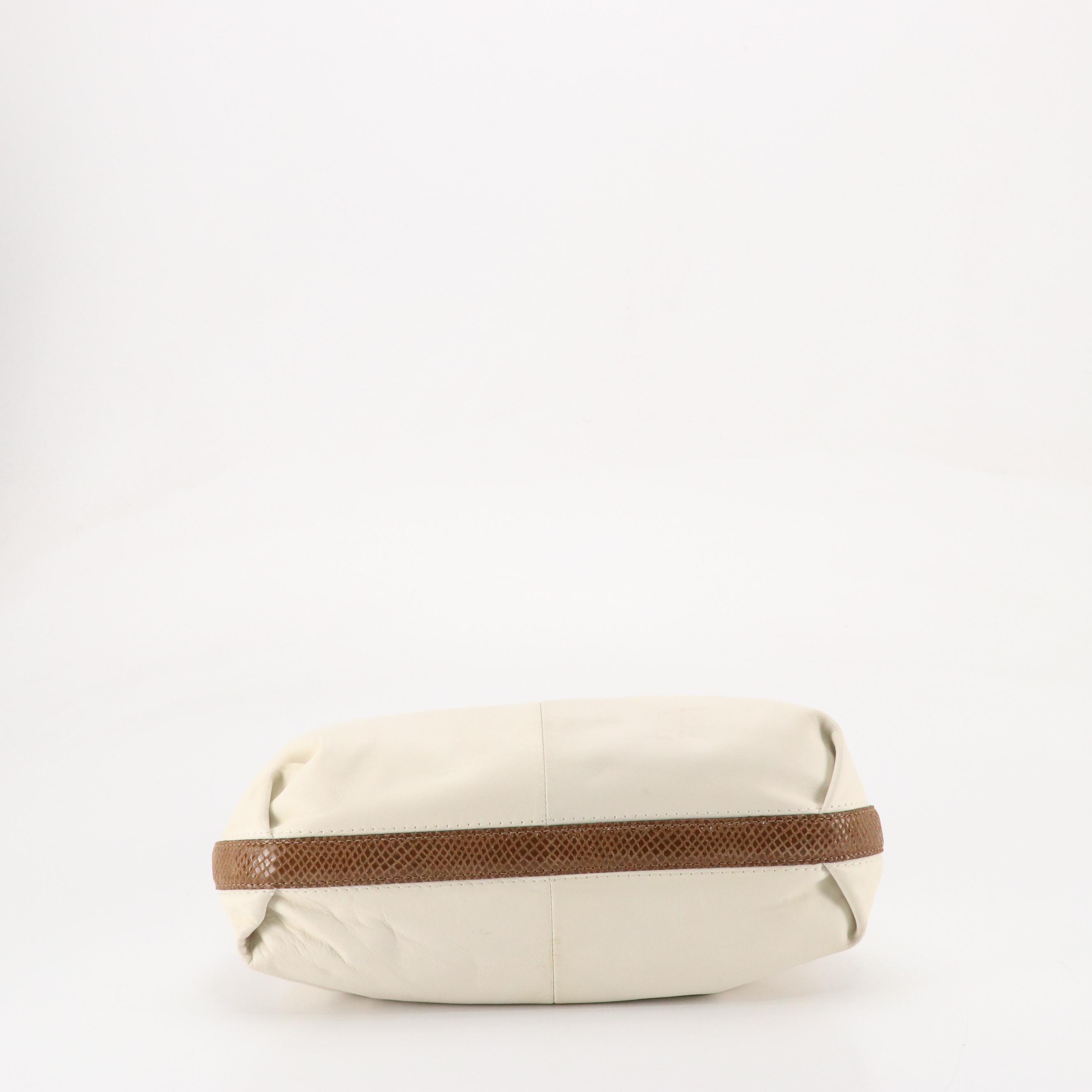 Coach Penelope Hobo Shoulder Bag in White Leather and Tumi Travel Bag