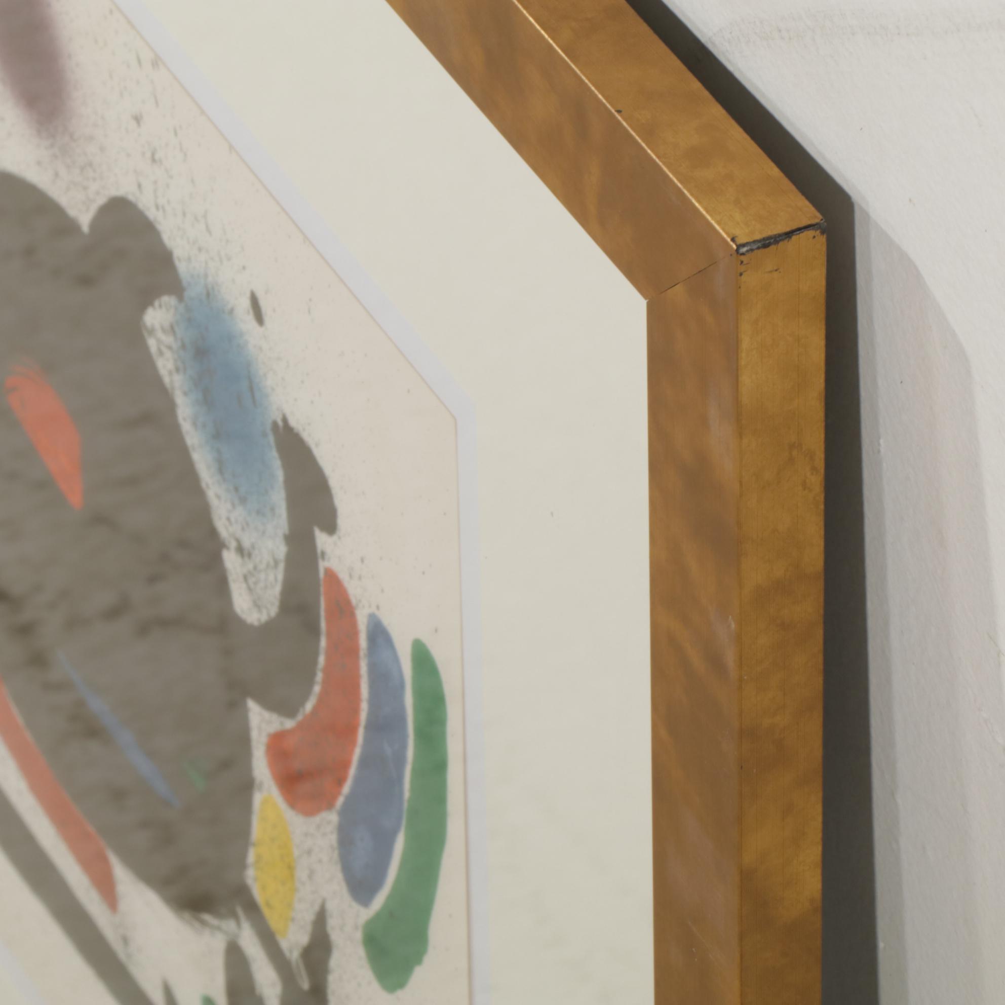 Joan Miró Double-Page Color Lithograph From "Lithographs II," 1975