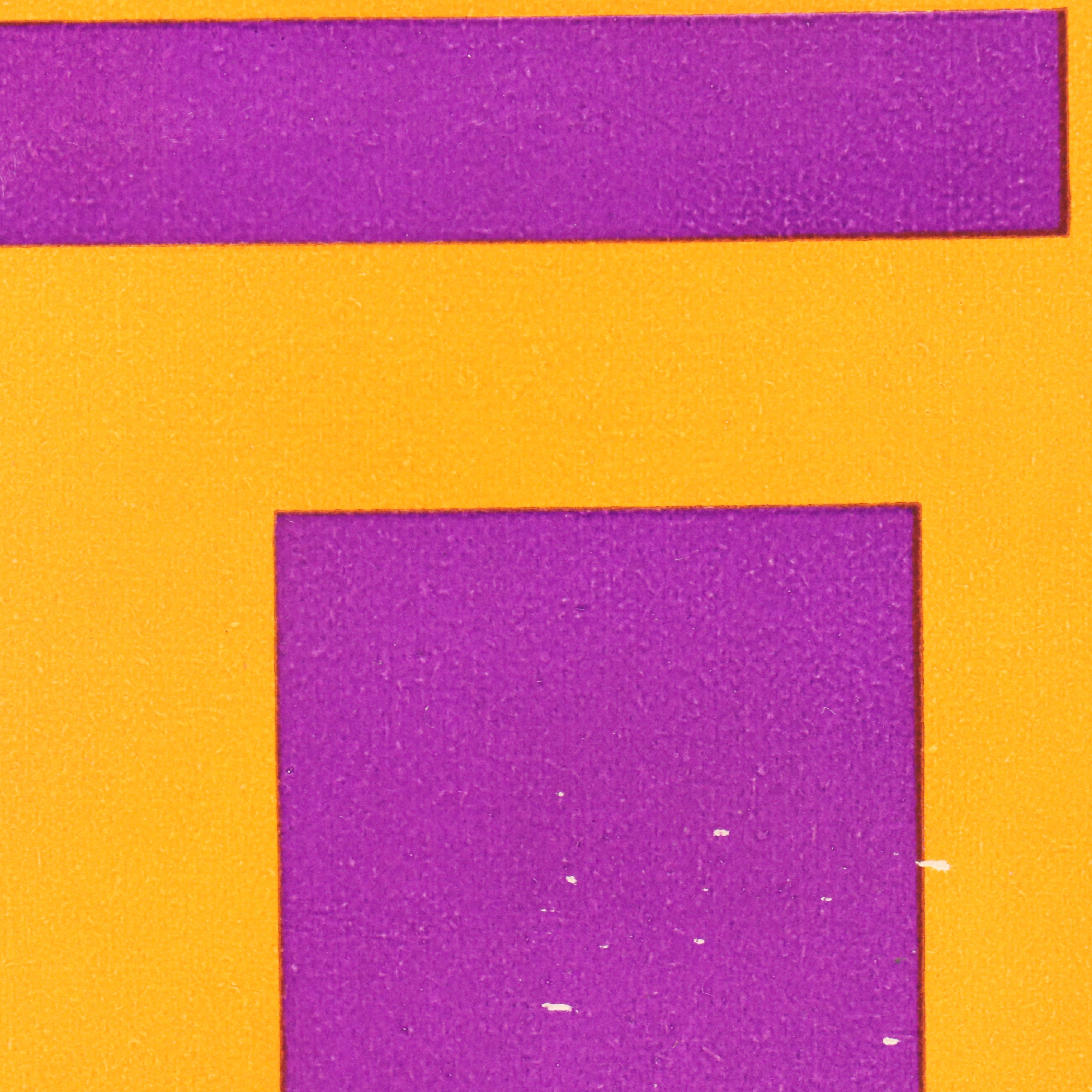 After Bruno Munari Lithograph Page Excerpt "Negativo-Positivo"