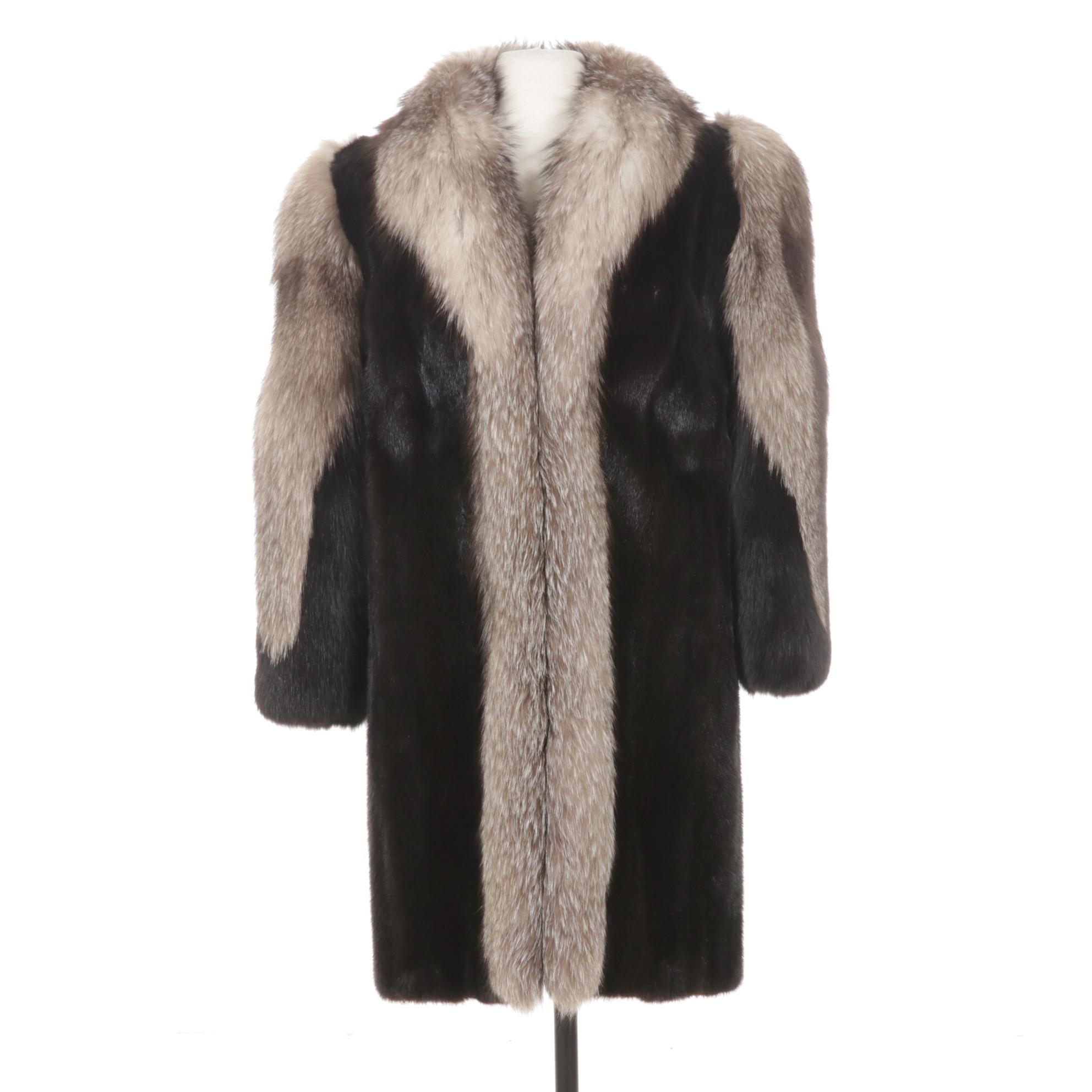 Platinum Fox Fur and Mink Fur Stroller by The Fur Centre