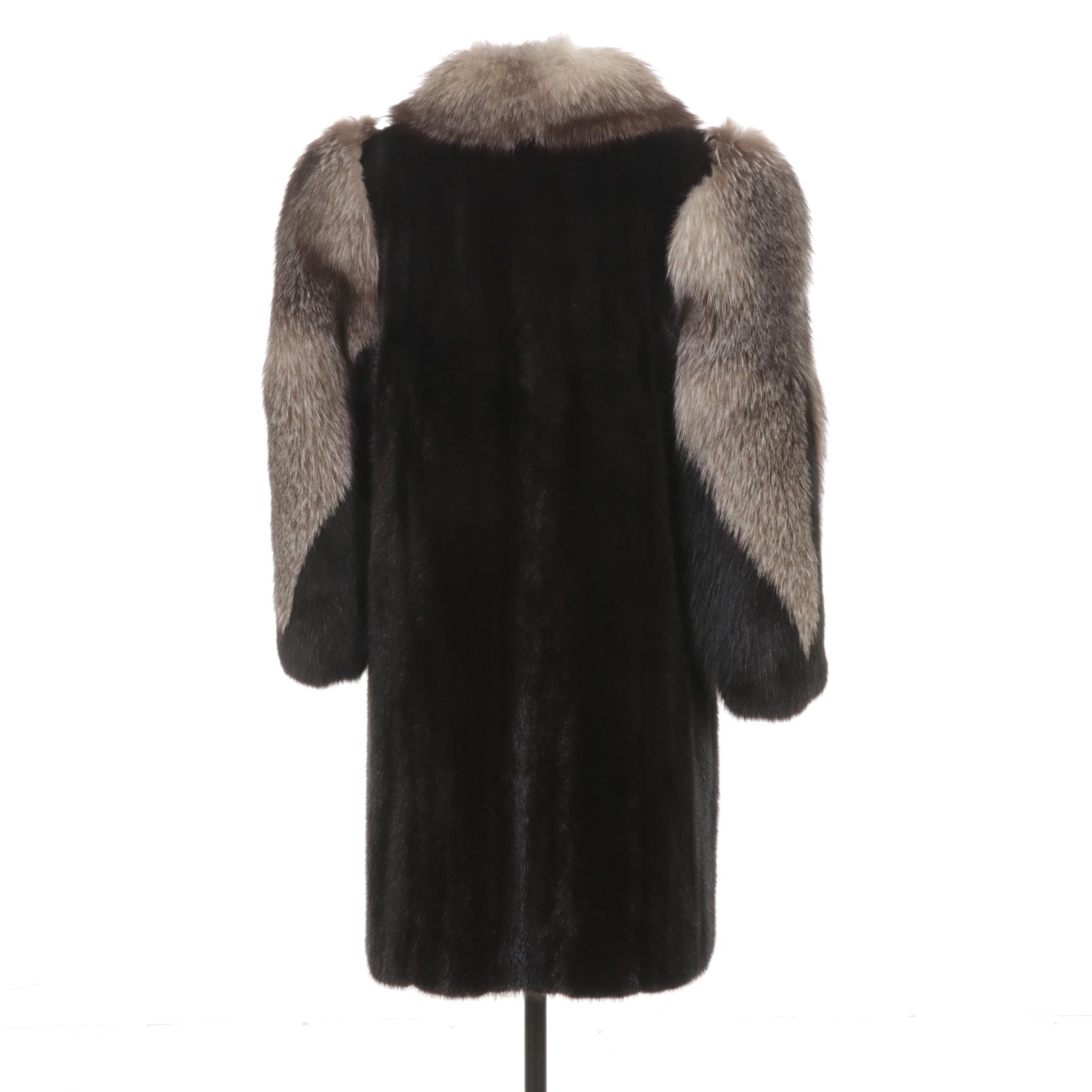 Platinum Fox Fur and Mink Fur Stroller by The Fur Centre