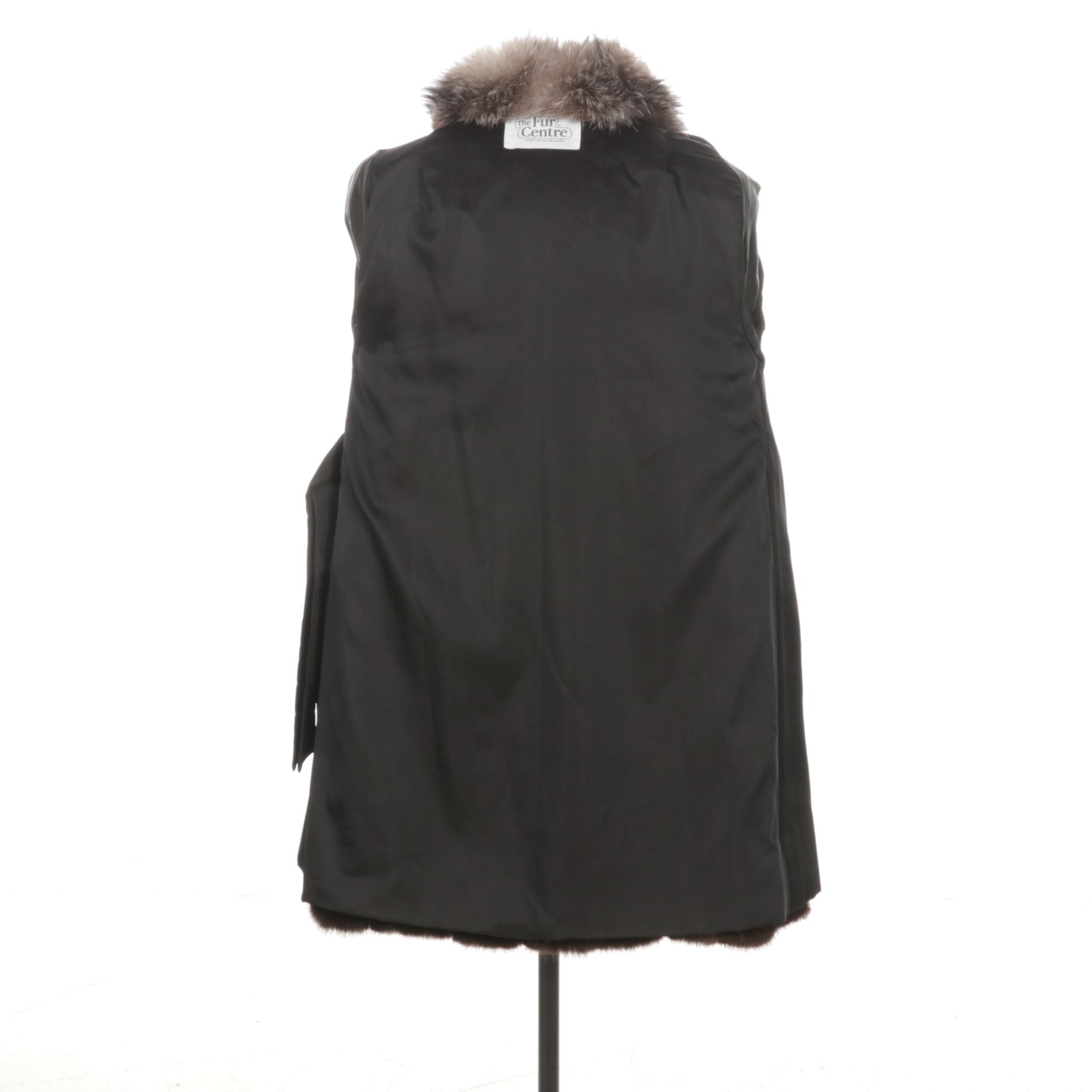 Platinum Fox Fur and Mink Fur Stroller by The Fur Centre