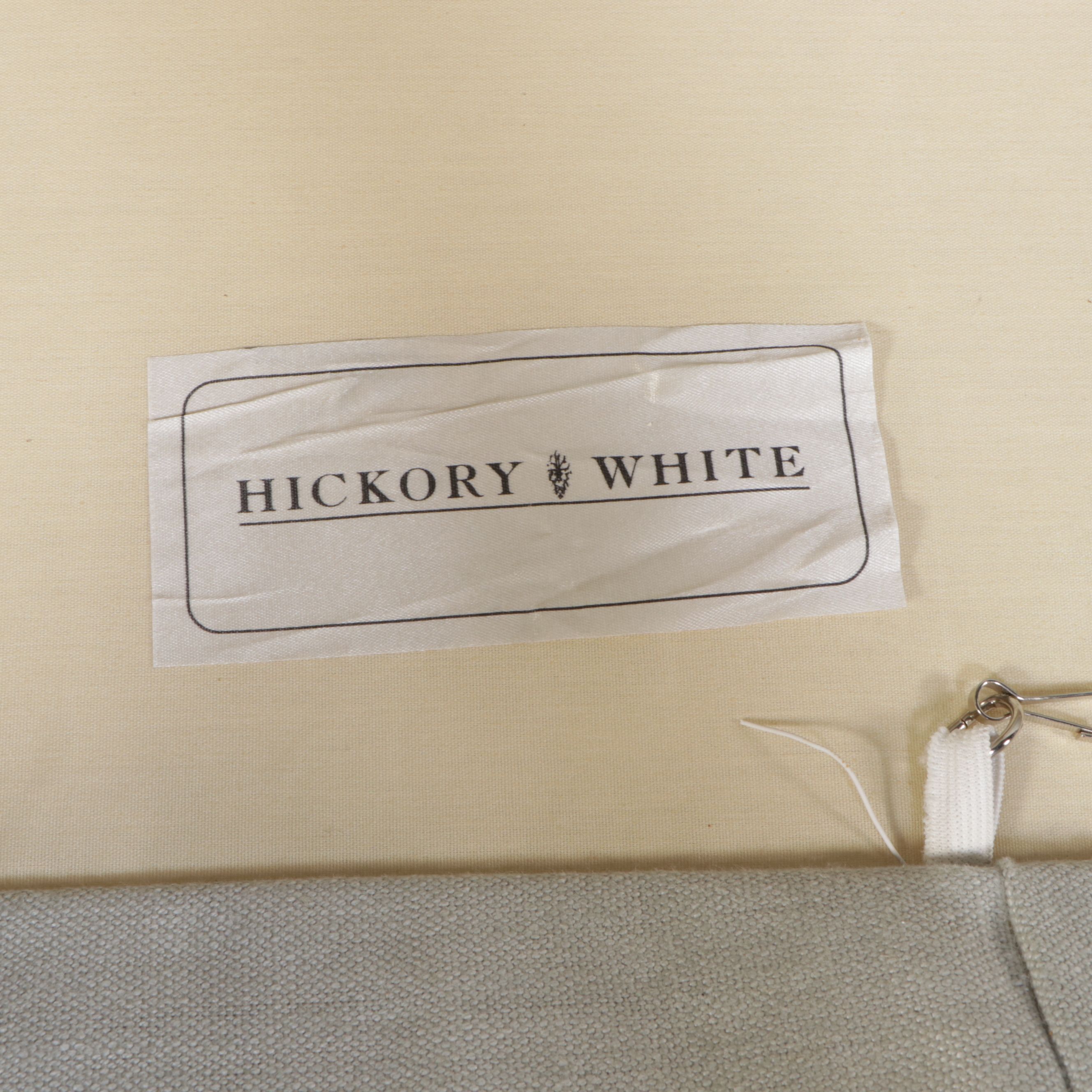 Hickory White Upholstered Loveseat