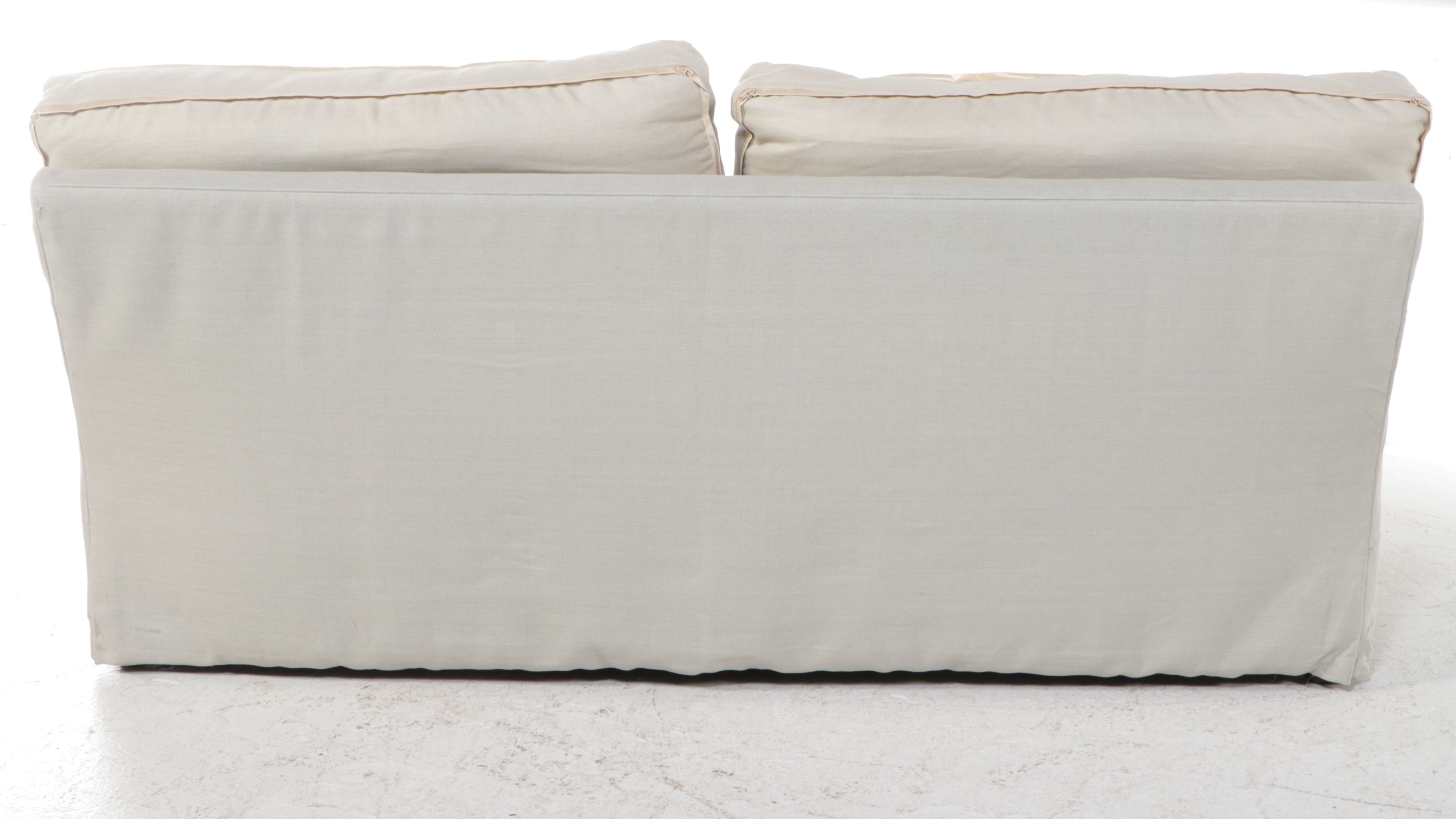 Hickory White Upholstered Loveseat