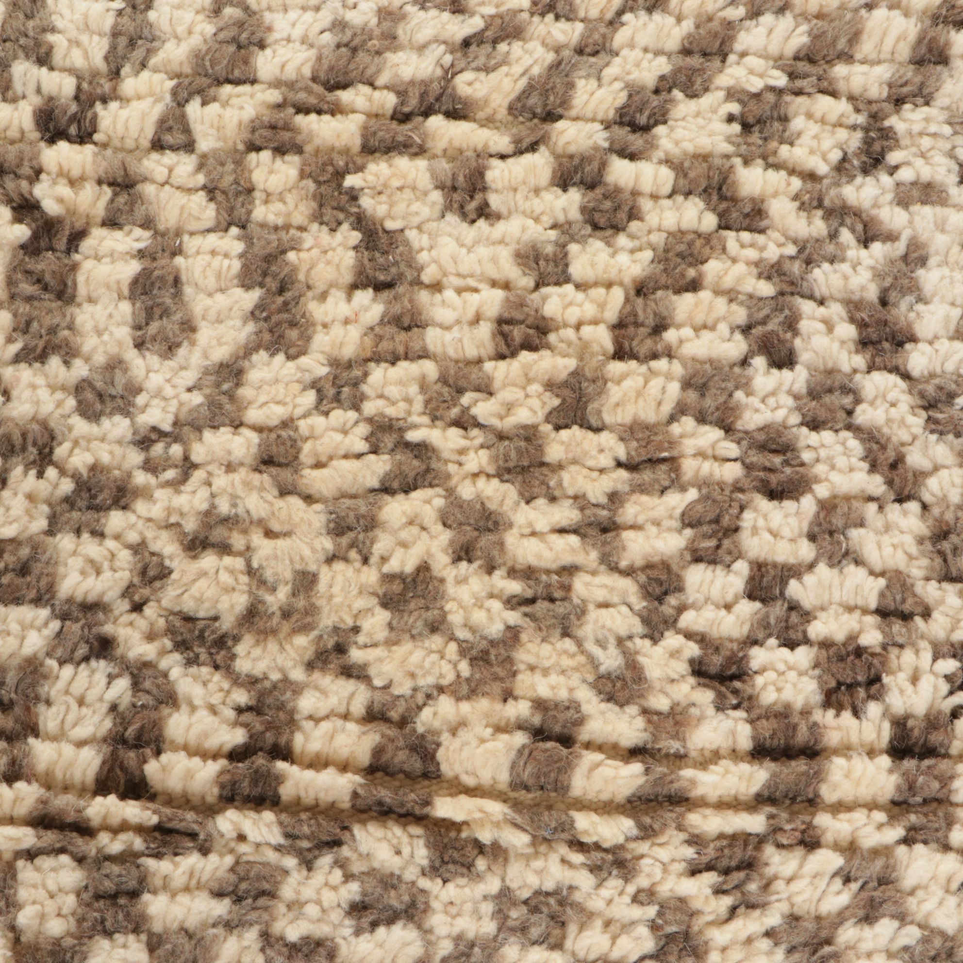 Pair of Hand-Knotted Moroccan Berber Accent Rugs