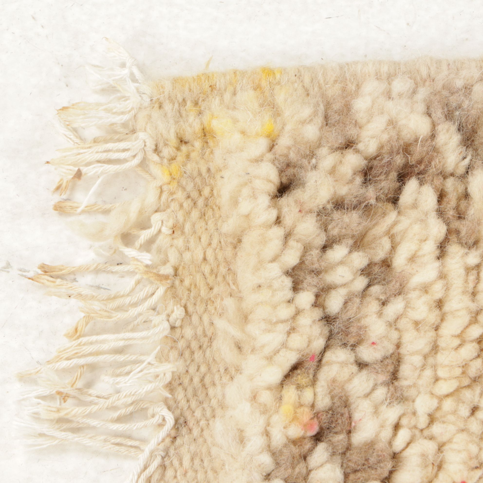 Pair of Hand-Knotted Moroccan Berber Accent Rugs