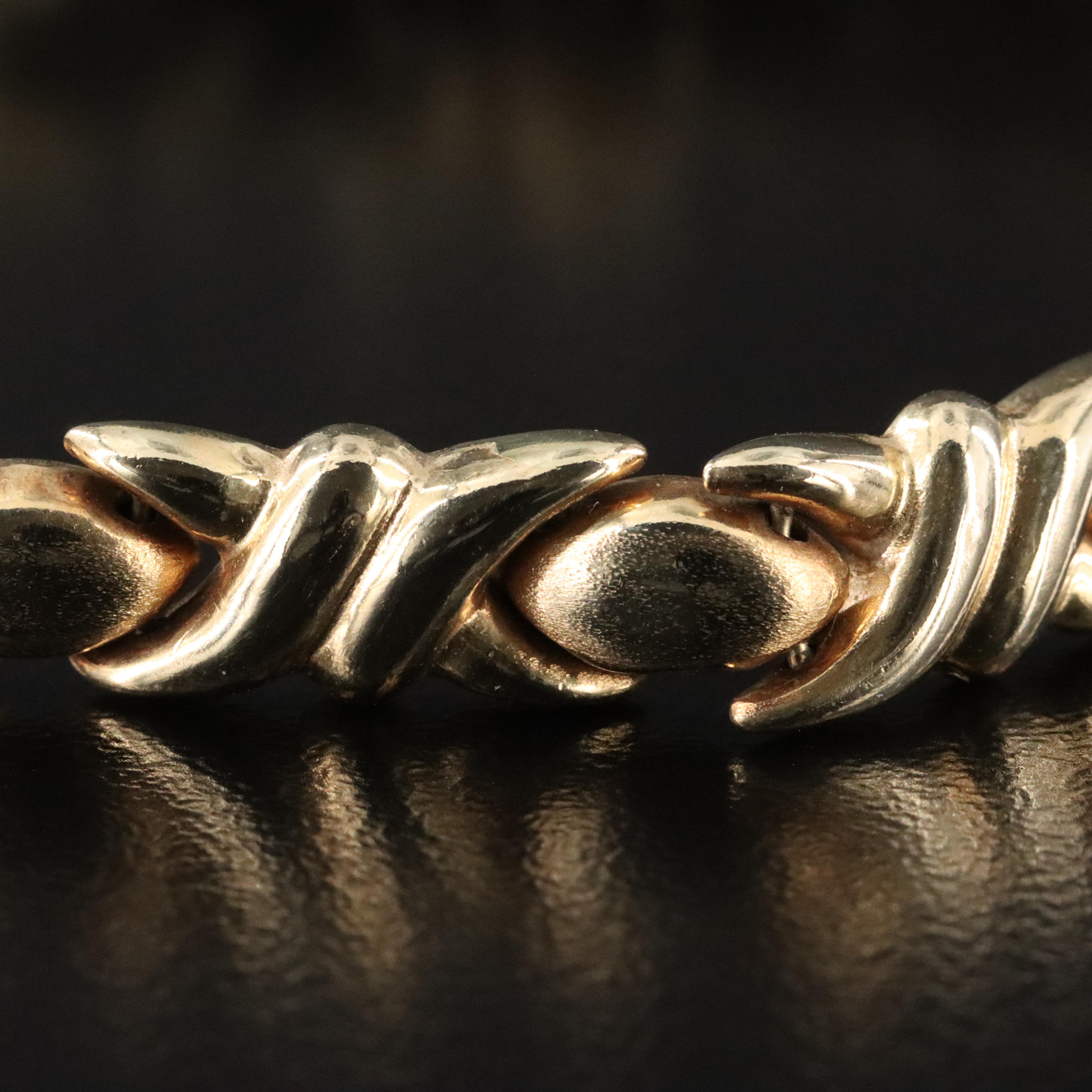 14K "XO" Link Bracelet