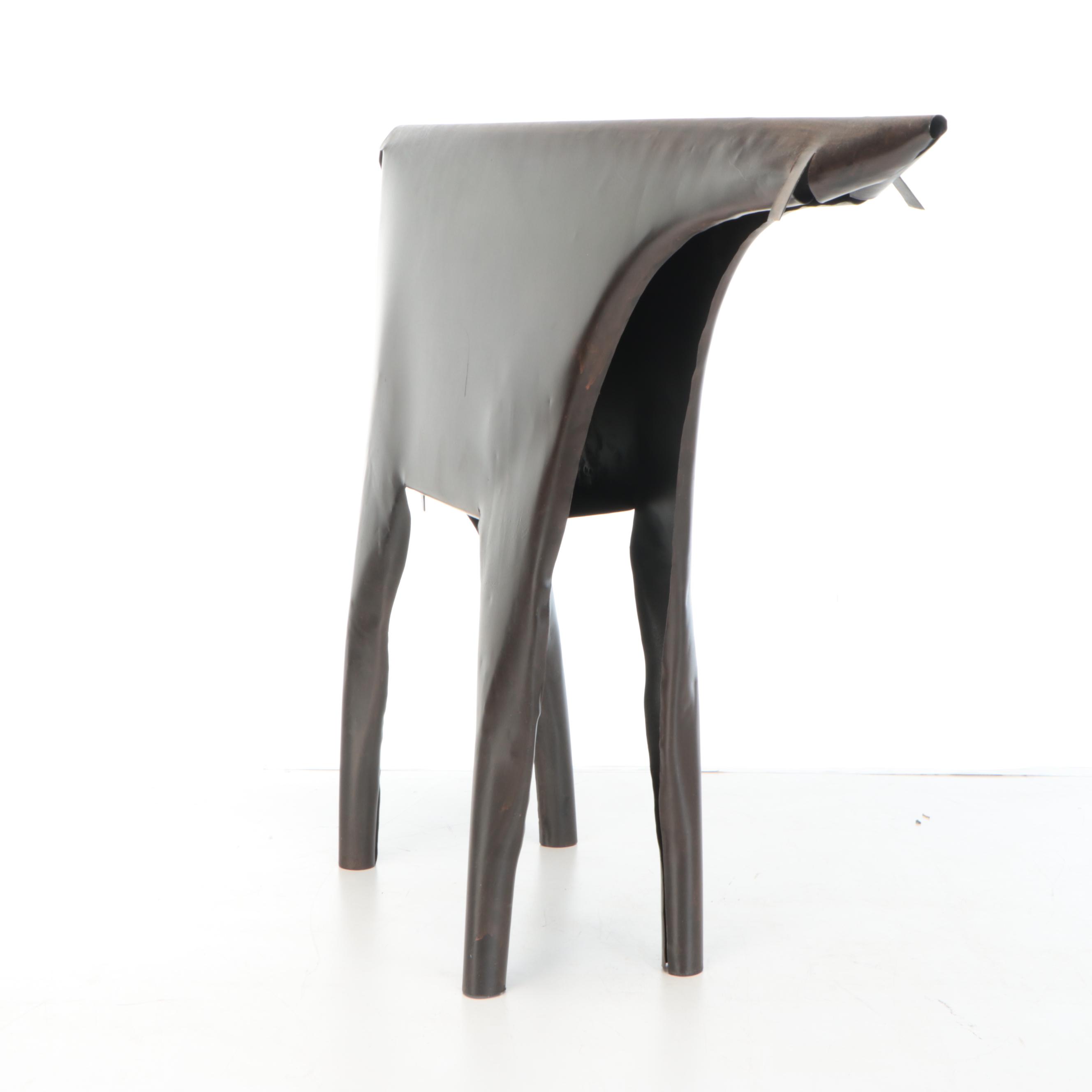 Italian Modern Ponti & Di Poli Style Sheet Metal Sculptures, Set of Three