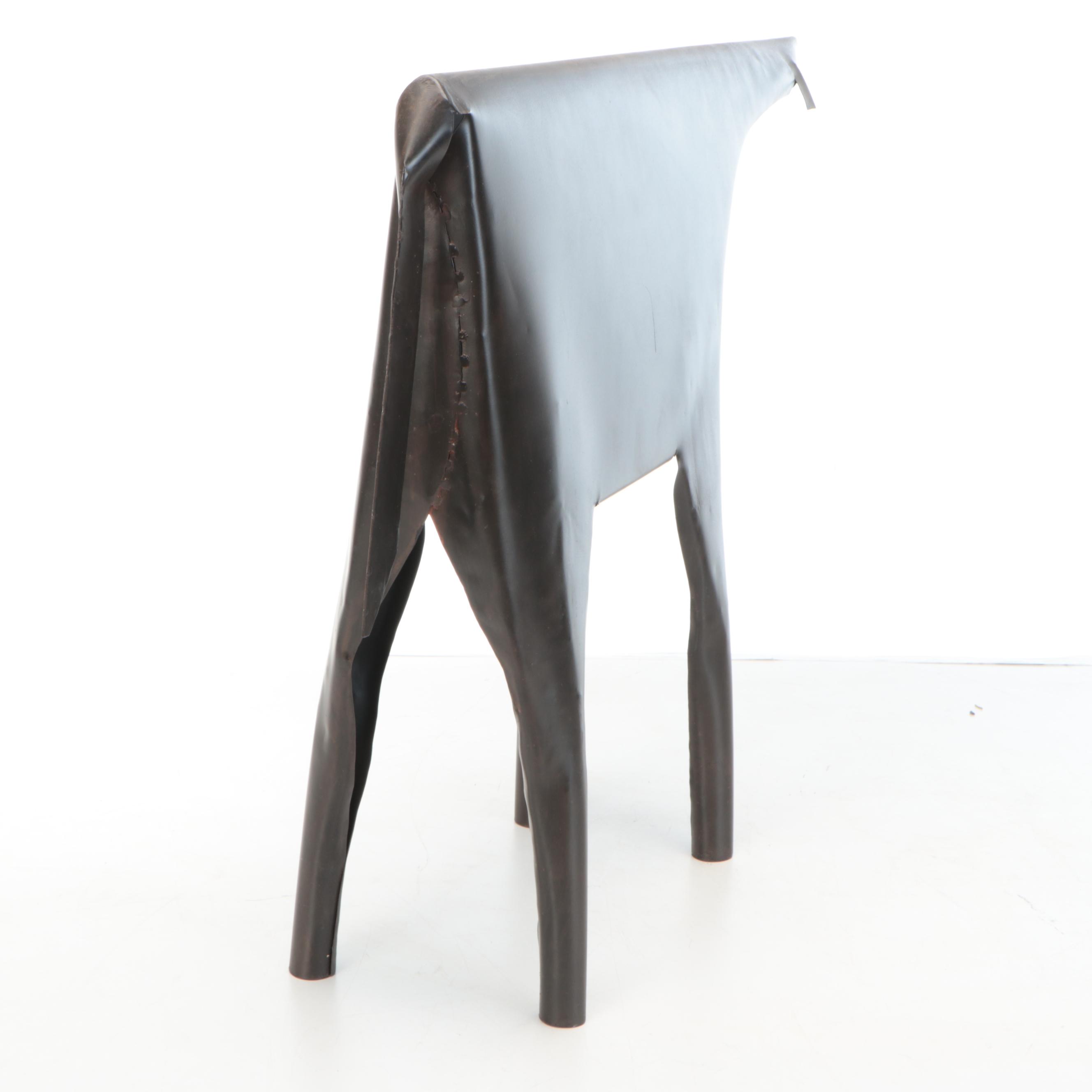 Italian Modern Ponti & Di Poli Style Sheet Metal Sculptures, Set of Three