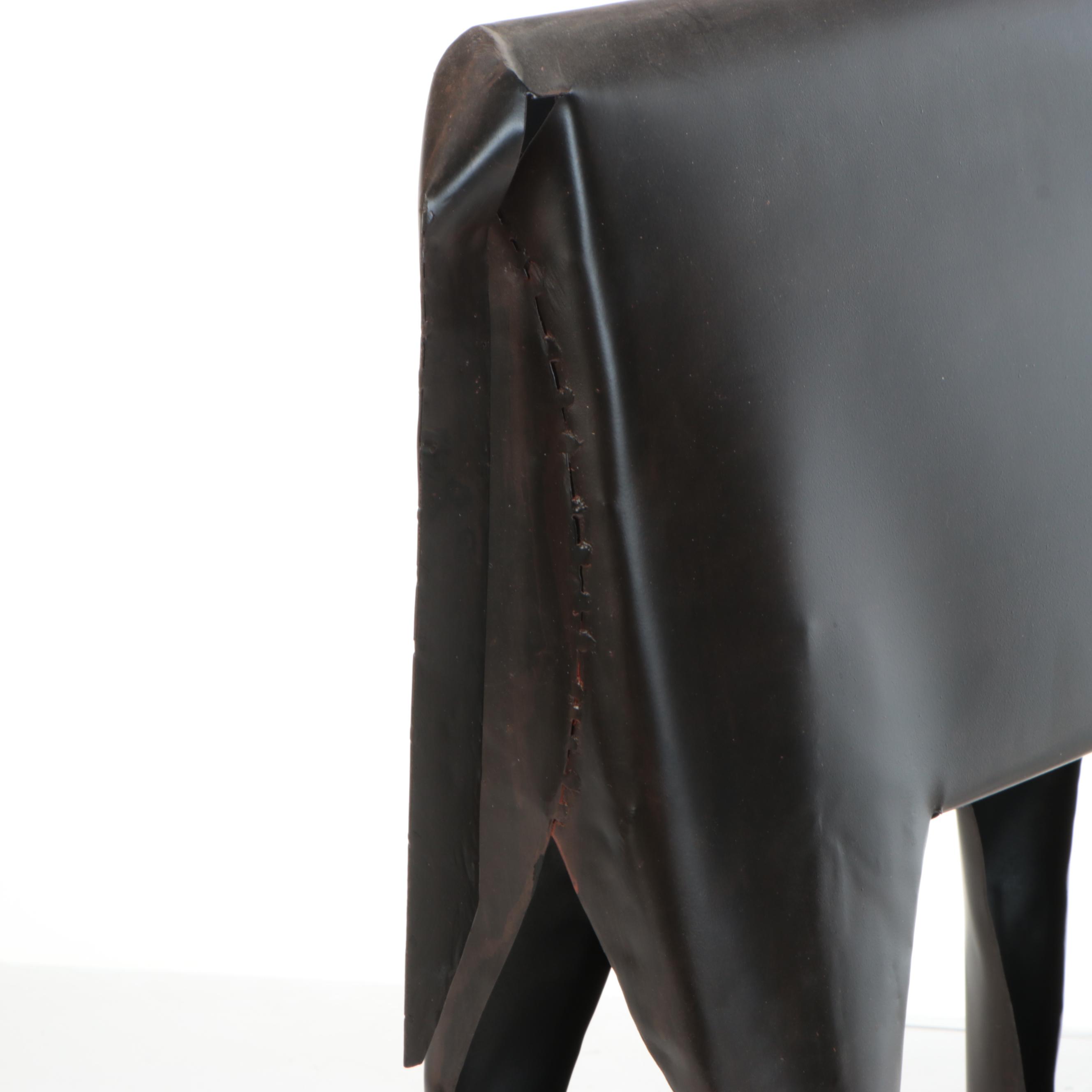 Italian Modern Ponti & Di Poli Style Sheet Metal Sculptures, Set of Three