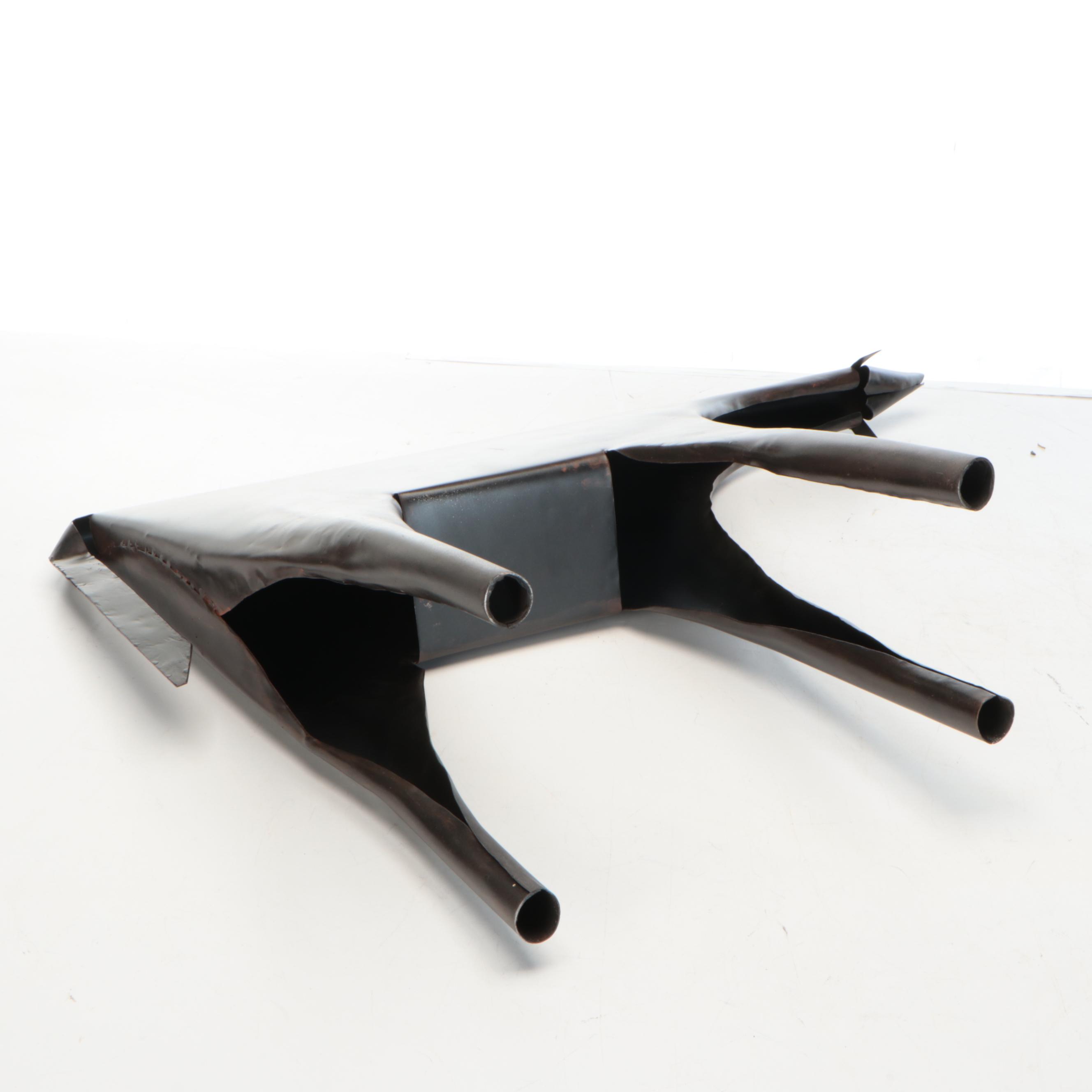 Italian Modern Ponti & Di Poli Style Sheet Metal Sculptures, Set of Three