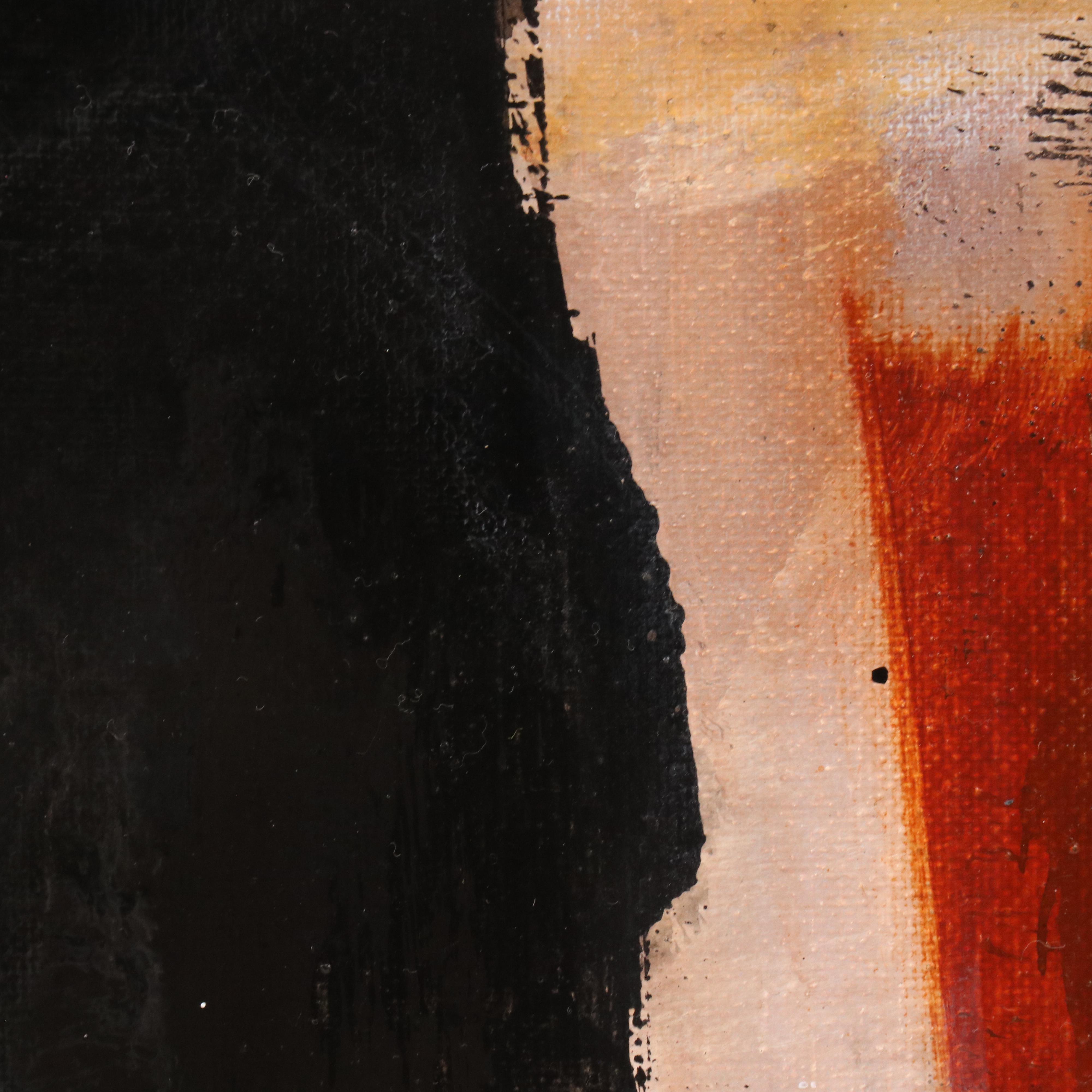 Milagros Pongo Abstract Mixed Media Painting "Equal," 21st Century