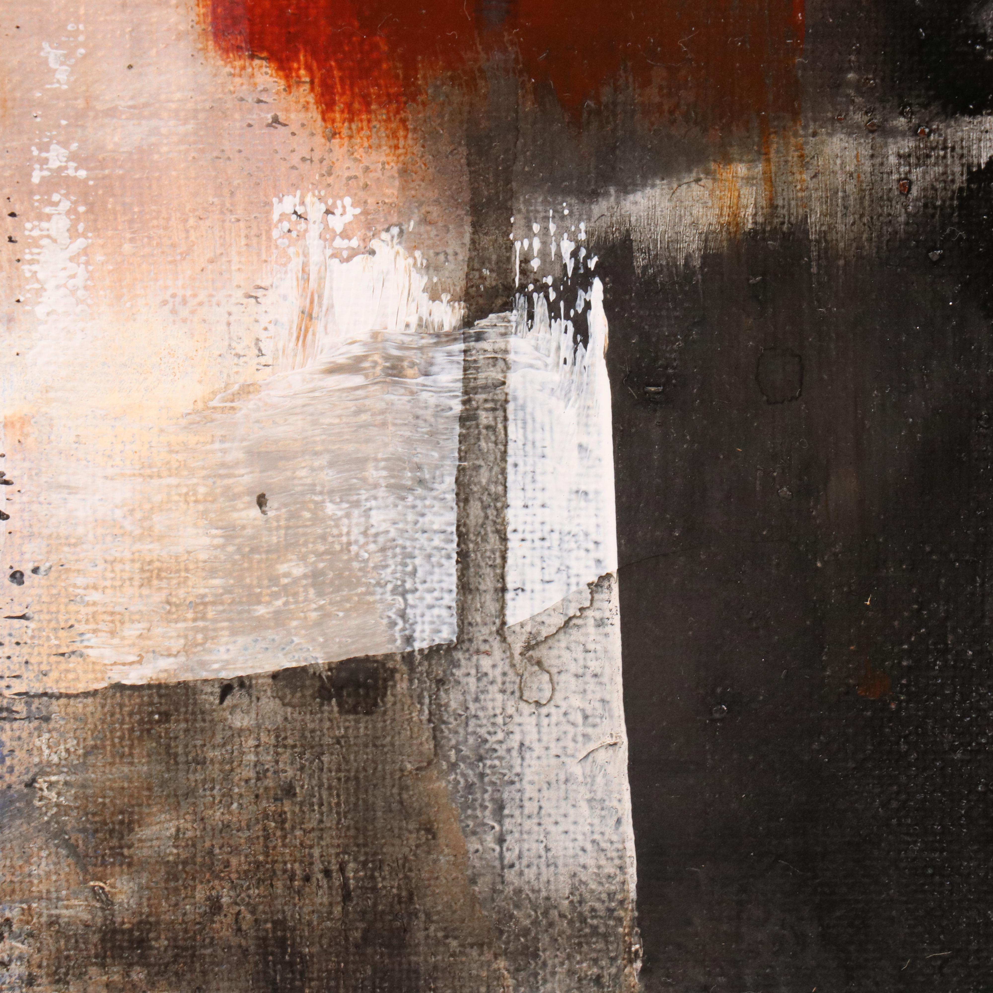 Milagros Pongo Abstract Mixed Media Painting "Equal," 21st Century