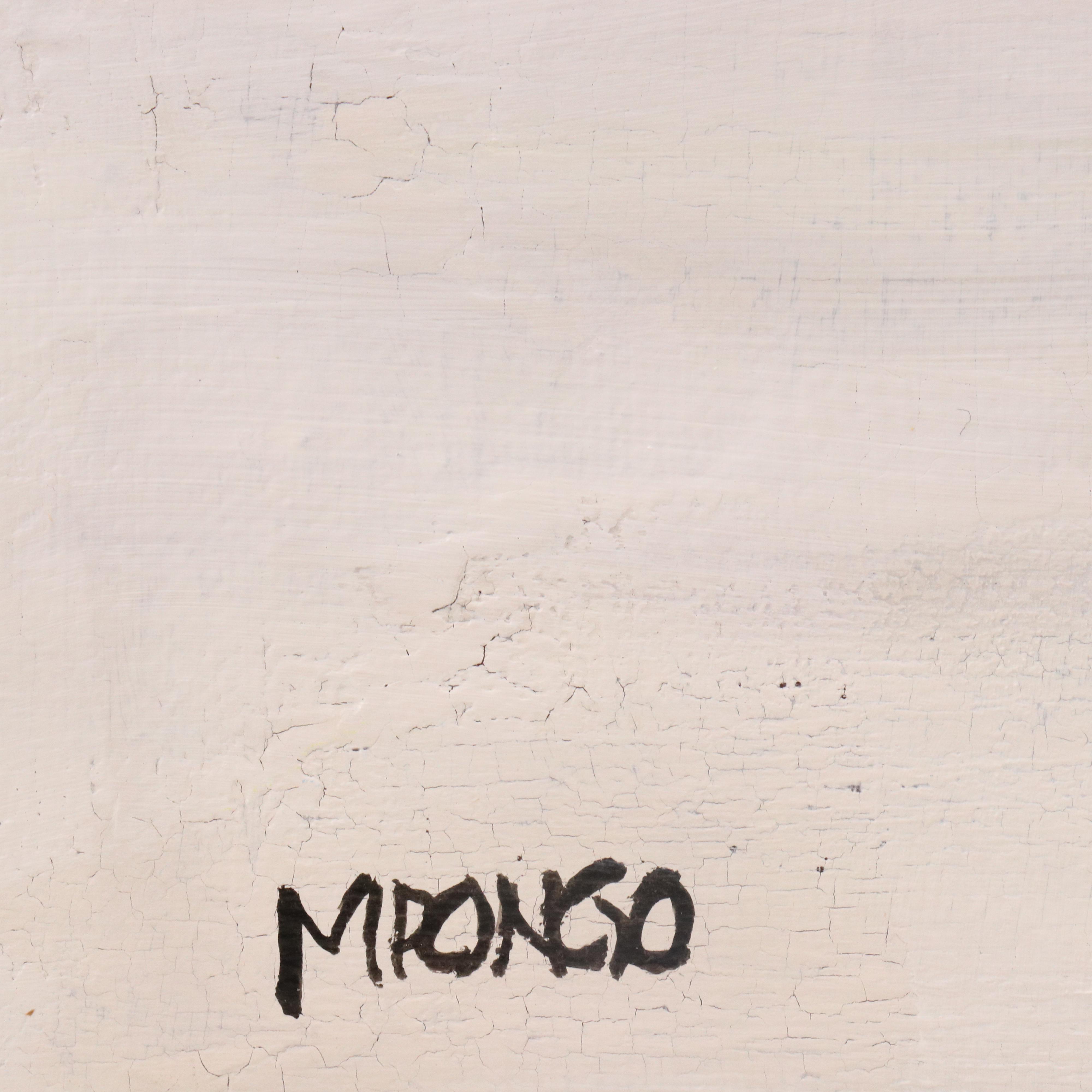 Milagros Pongo Abstract Mixed Media Painting "Equal," 21st Century