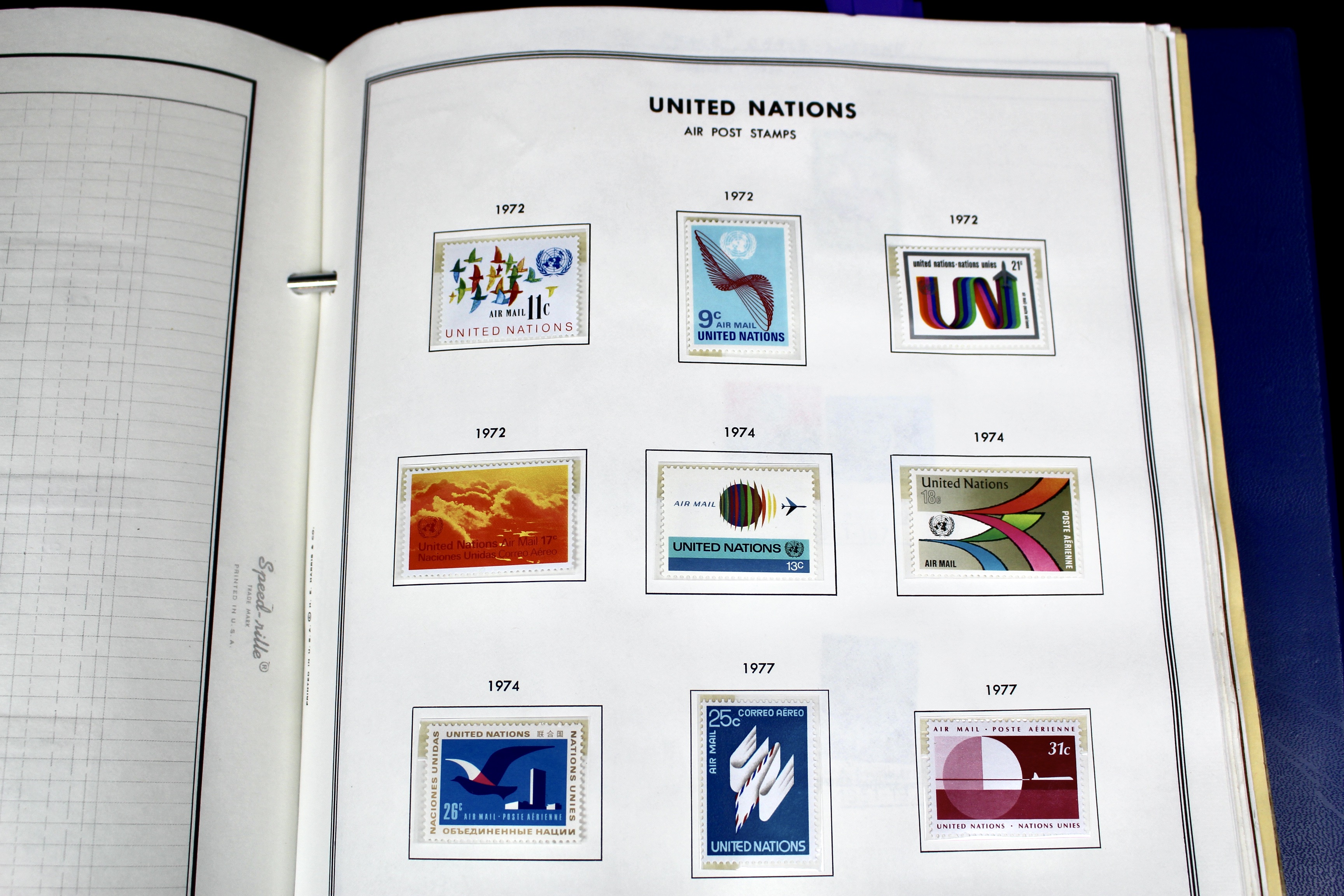 Mint Never Hinged U.N. Stamp Collection, 1951 to 1982