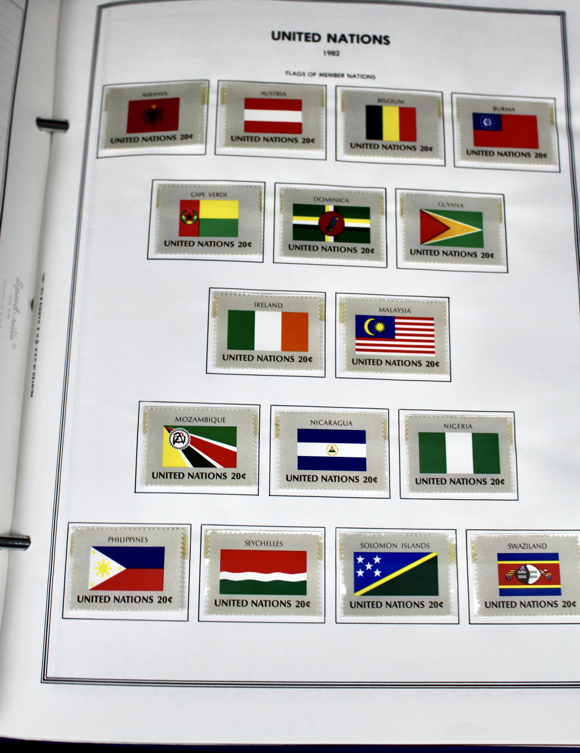 Mint Never Hinged U.N. Stamp Collection, 1951 to 1982